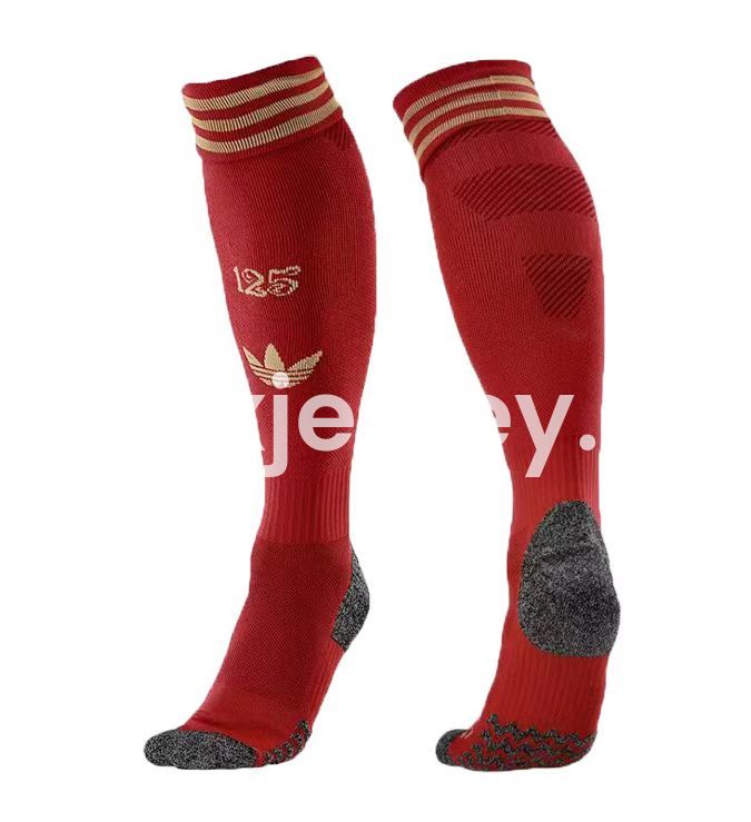 Bayern Munich 2025 125th Anniversary Socks - Red - ReplicasJersey