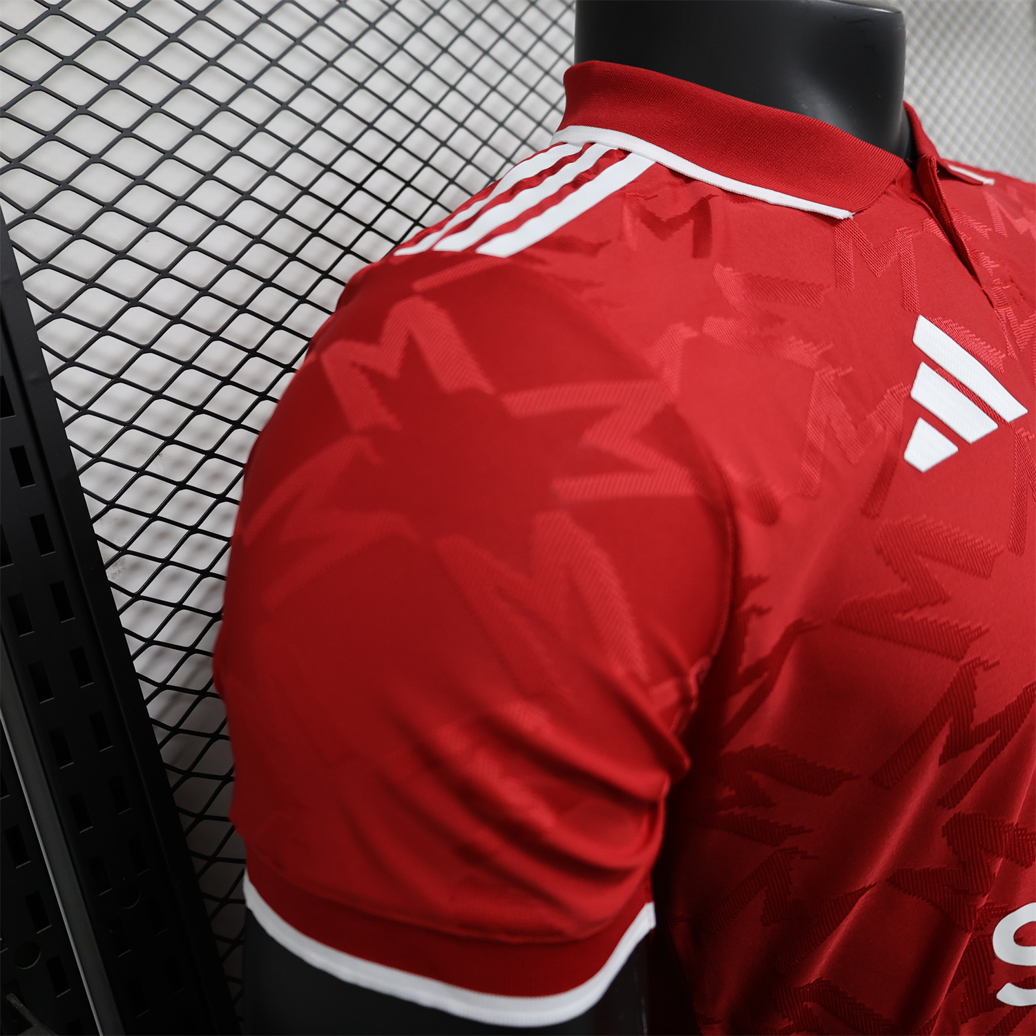 Manchester United 24-25 Red POLO Jersey - Player Version - ReplicasJersey