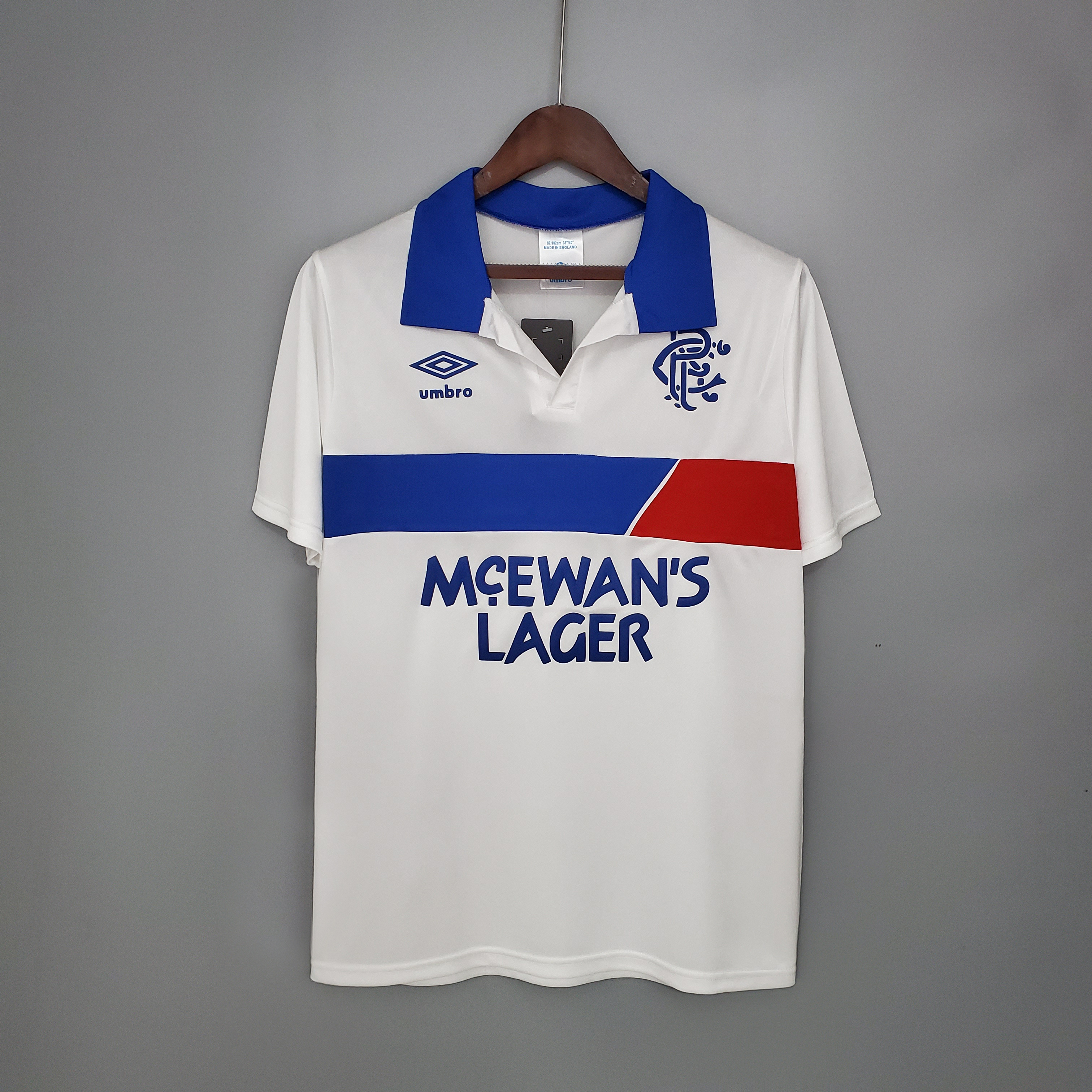 Retro Glasgow Rangers 1994 Away Stadium Jersey - ReplicasJersey