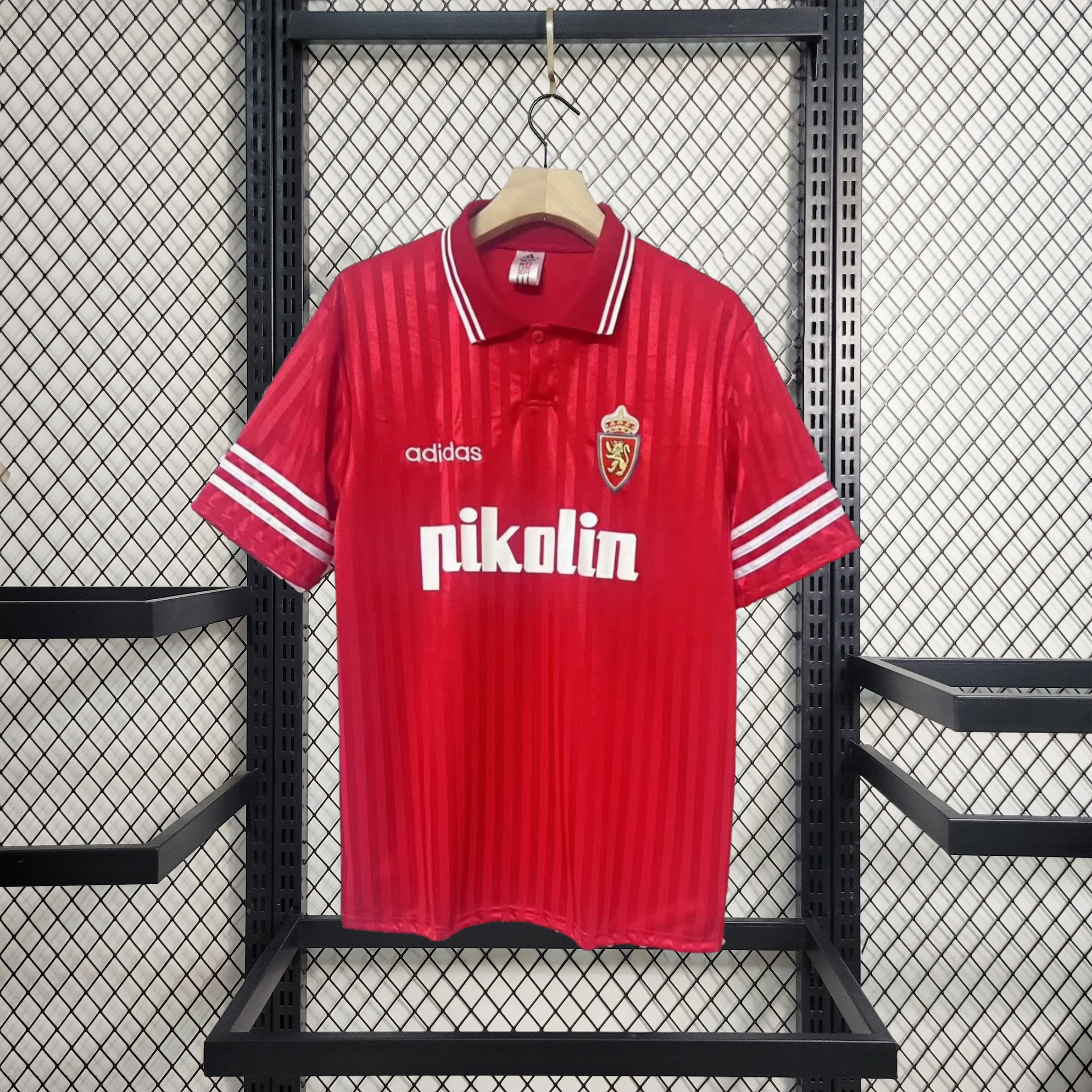 Retro Real Zaragoza 1995-96 Away Jersey - ReplicasJersey