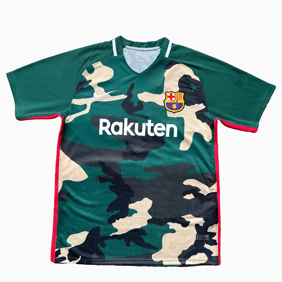 B.A.R.S.A 24-25 Green Camouflage Style Training Jersey - Fans Version - ReplicasJersey