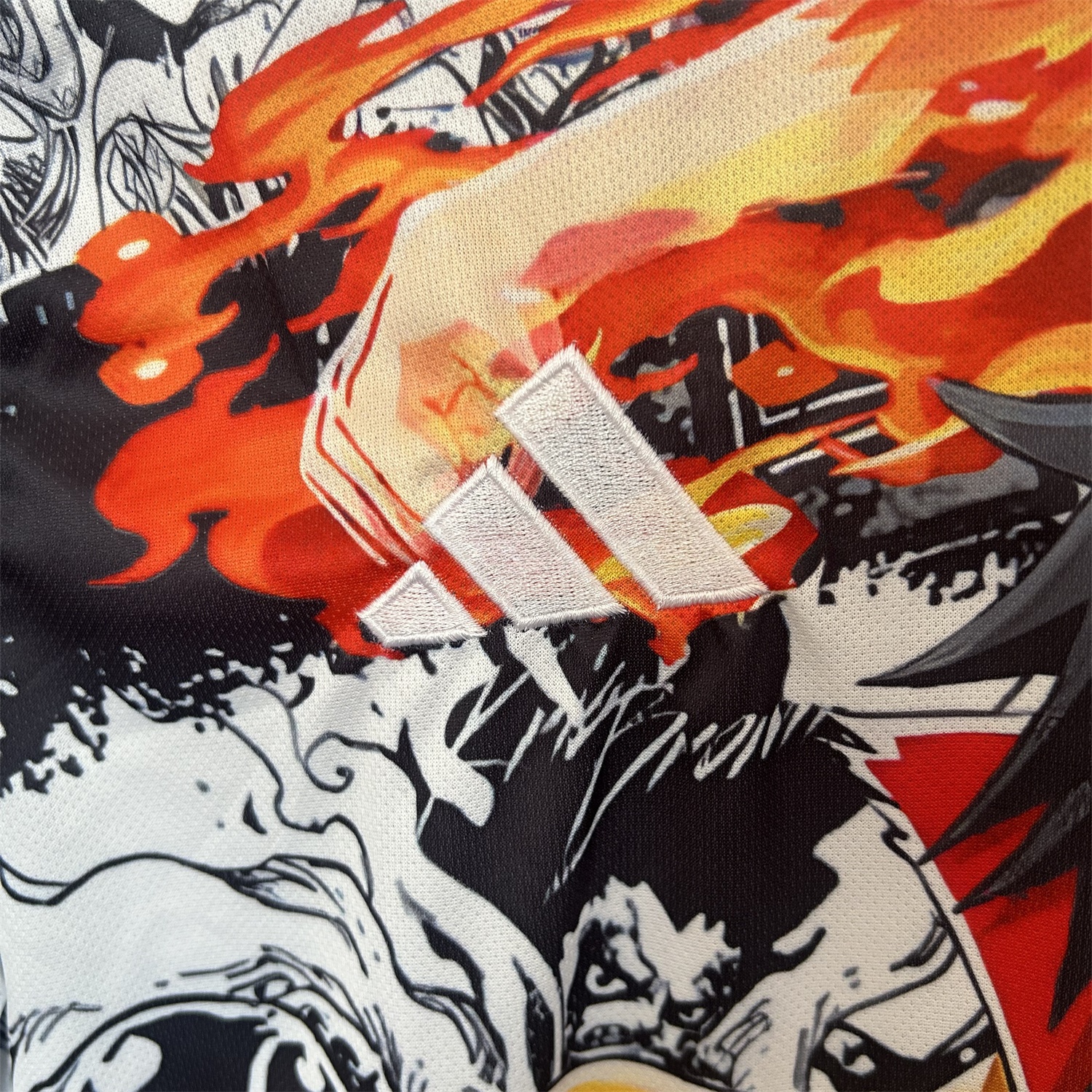 Japan 25-26 One Piece Luffy Flame Fist Special Edition Jersey - Fans Version - ReplicasJersey