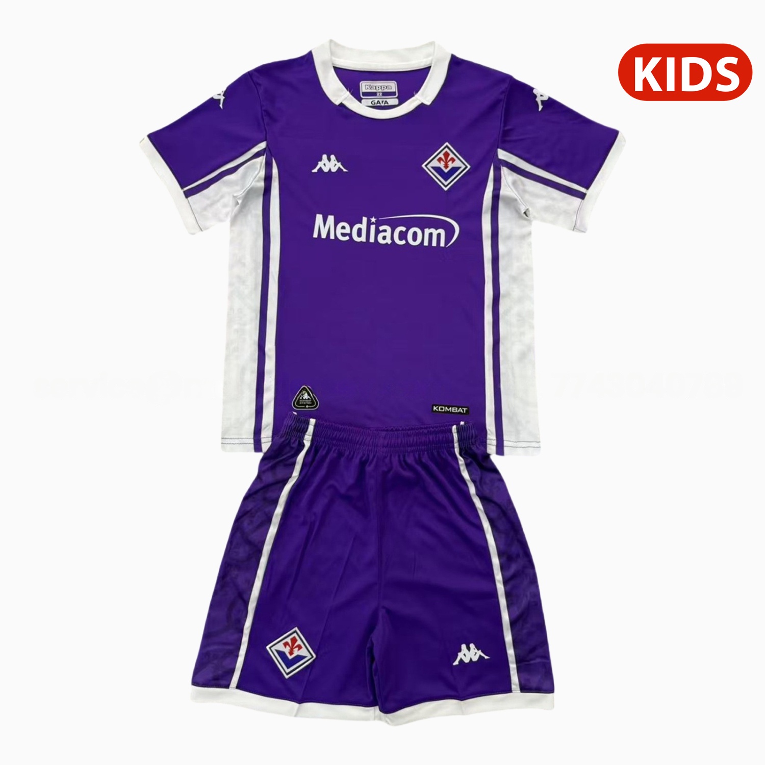 Fiorentina 25-26 Home Kids Kit - ReplicasJersey