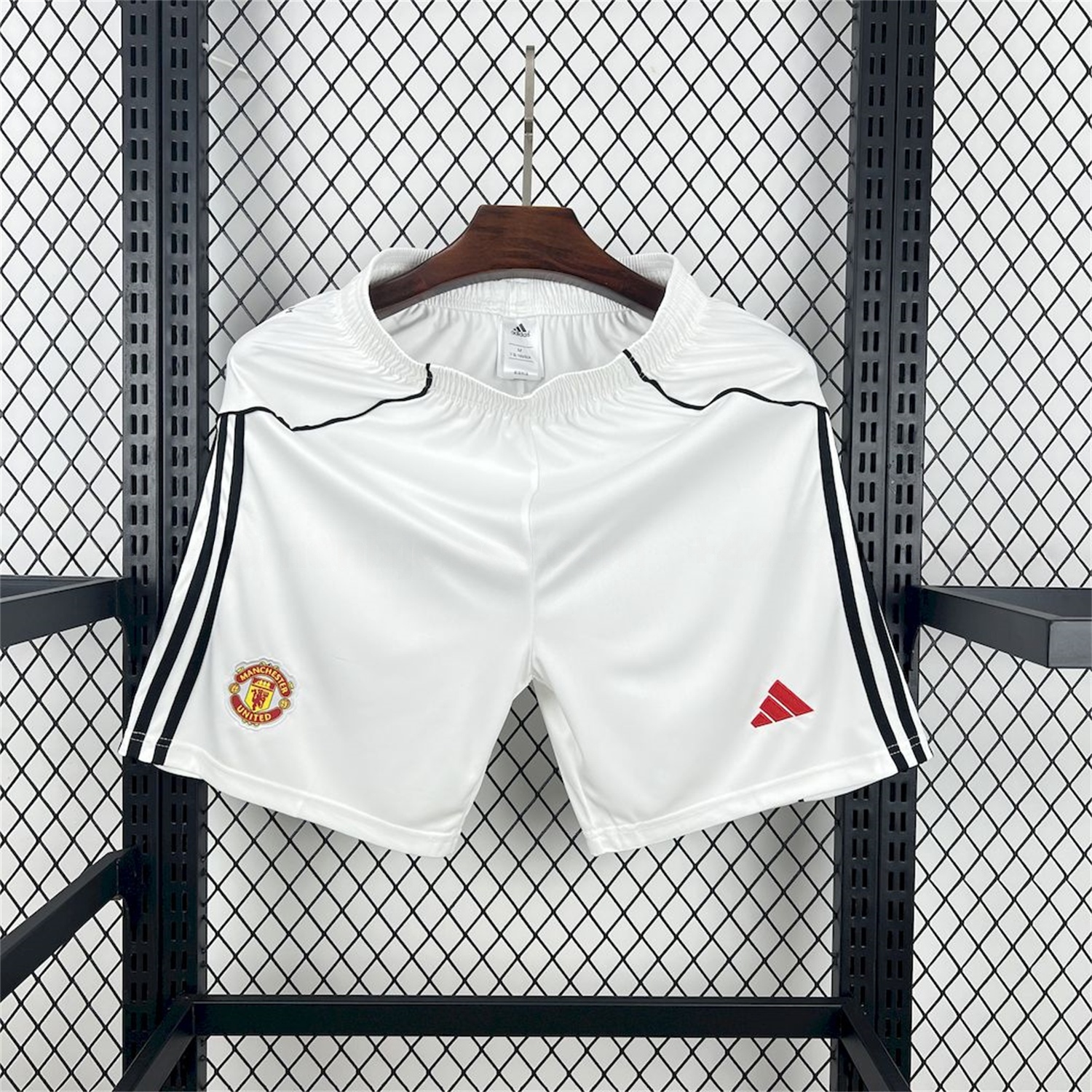 Manchester United 25-26 Home White Shorts - Fans Version - ReplicasJersey