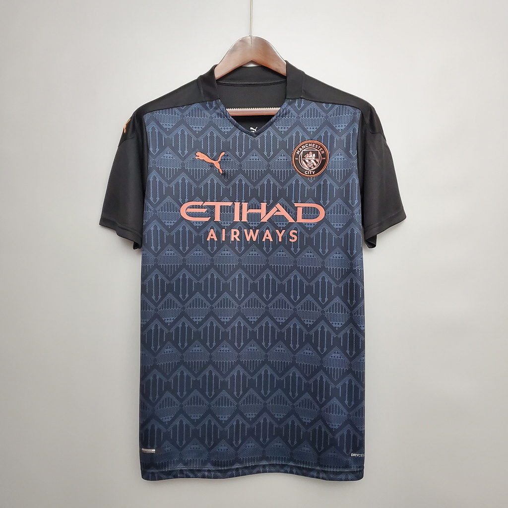 Manchester City 20-21 Away Stadium Jersey - Fans Version - ReplicasJersey