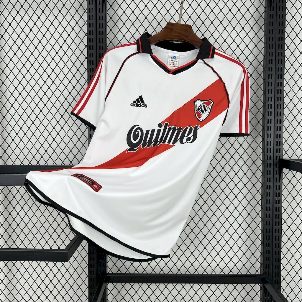 Retro River Plate 2000-01 Home Jersey - ReplicasJersey