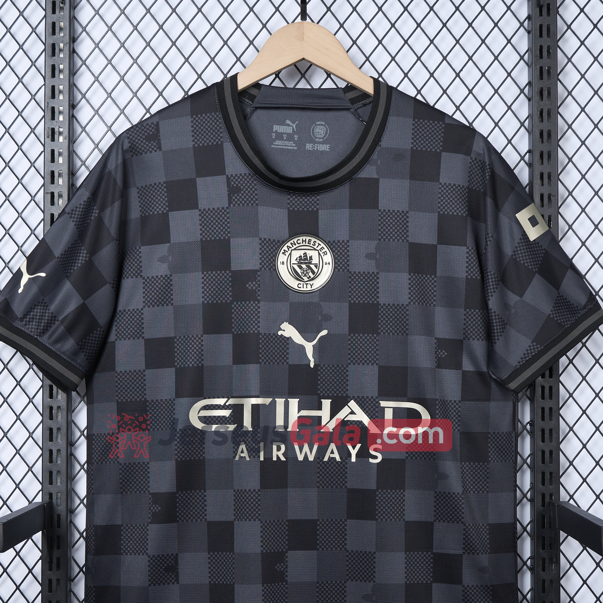 Manchester City 24-25 Black 130th Anniversary Jersey - Fans Version - ReplicasJersey