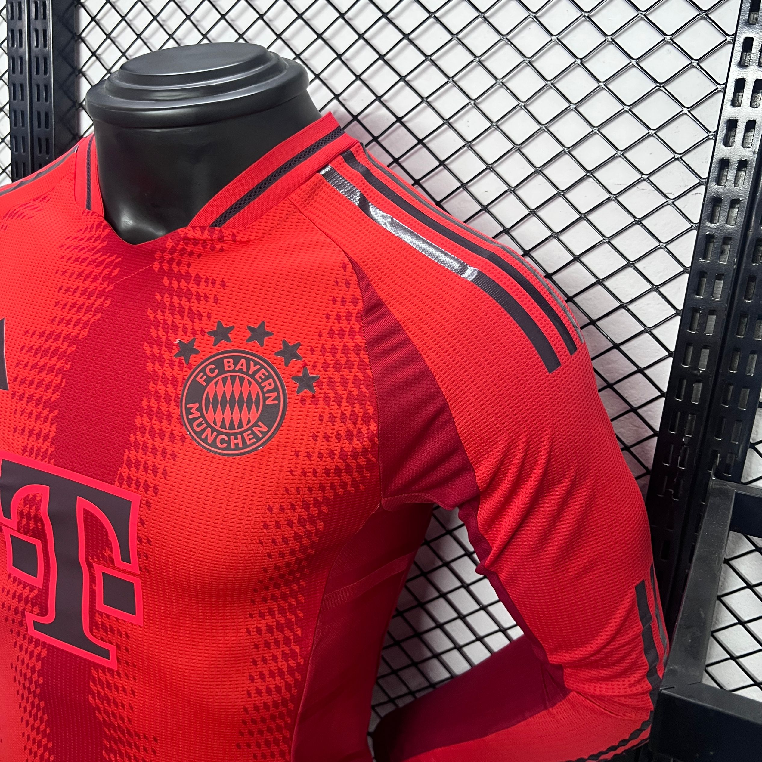 Bayern Munich 24-25 Home Long Sleeve Jersey - Player Version - ReplicasJersey