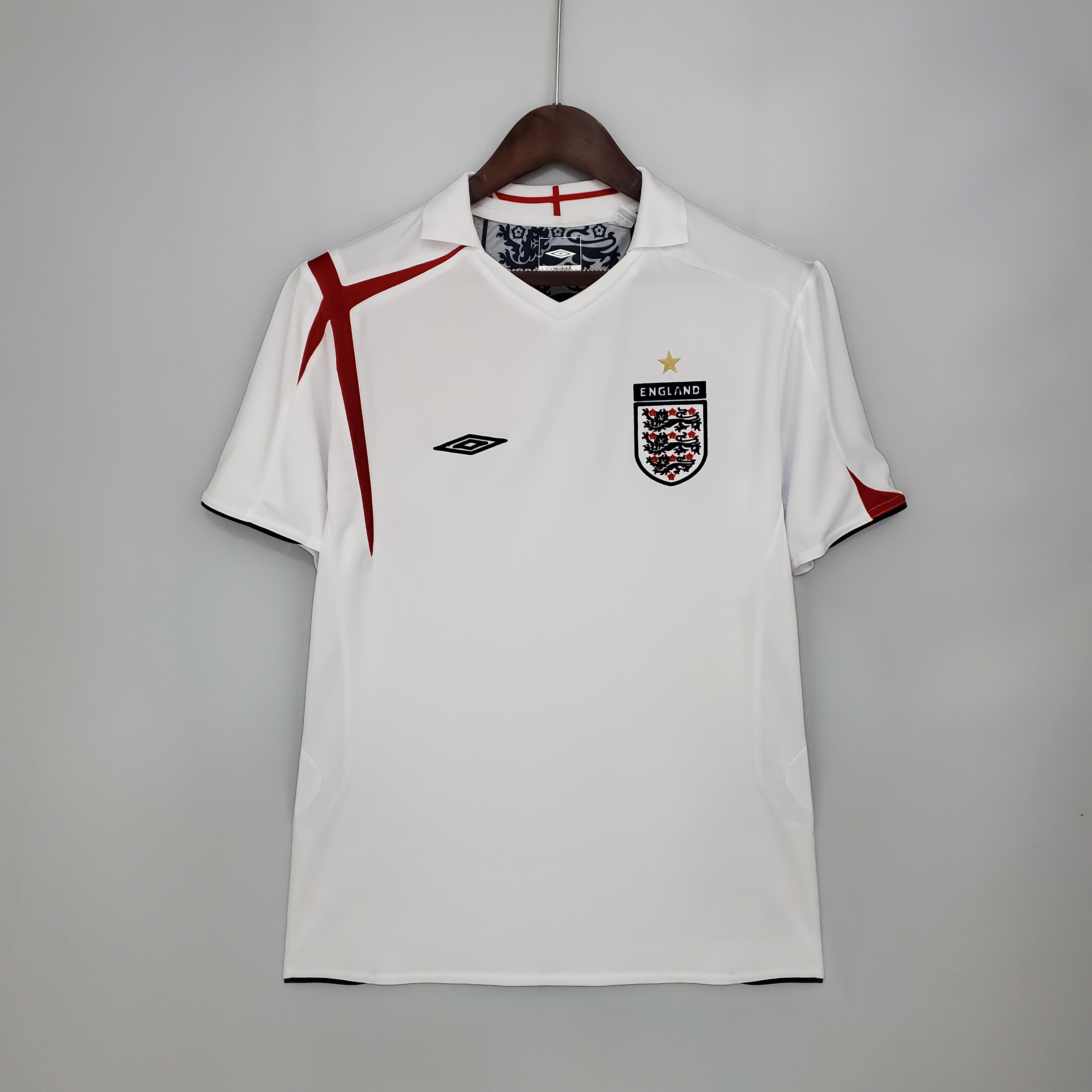 Retro England 2006 Home Stadium Jersey - ReplicasJersey