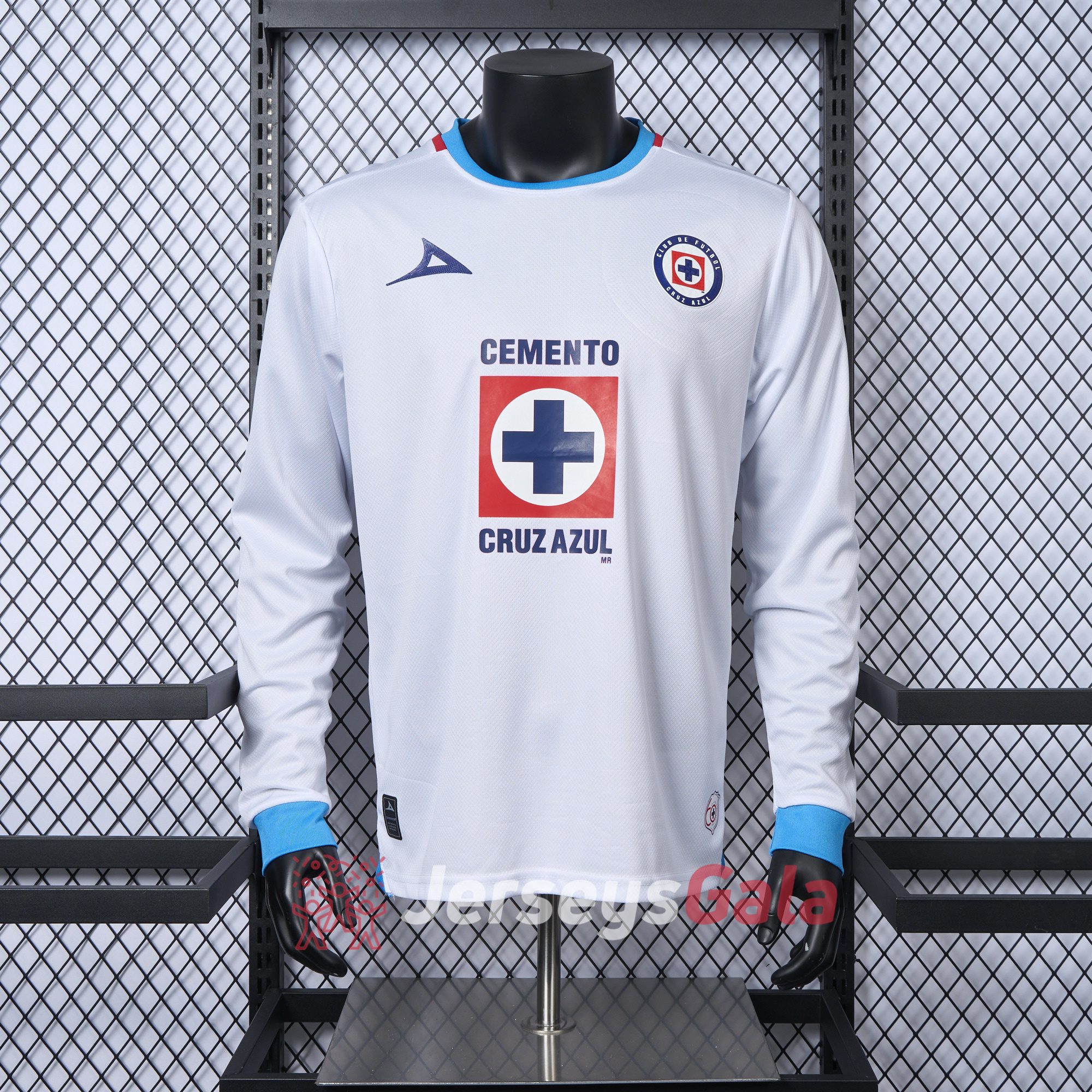 Cruz Azul 24-25 Away Long Sleeve Jersey - Player Version - ReplicasJersey