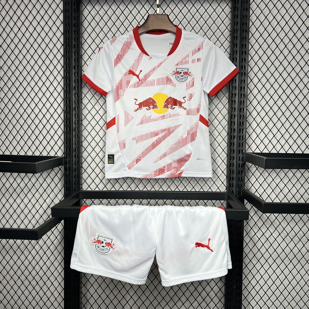 RB Leipzig 24-25 Home Stadium Kids Kit - ReplicasJersey