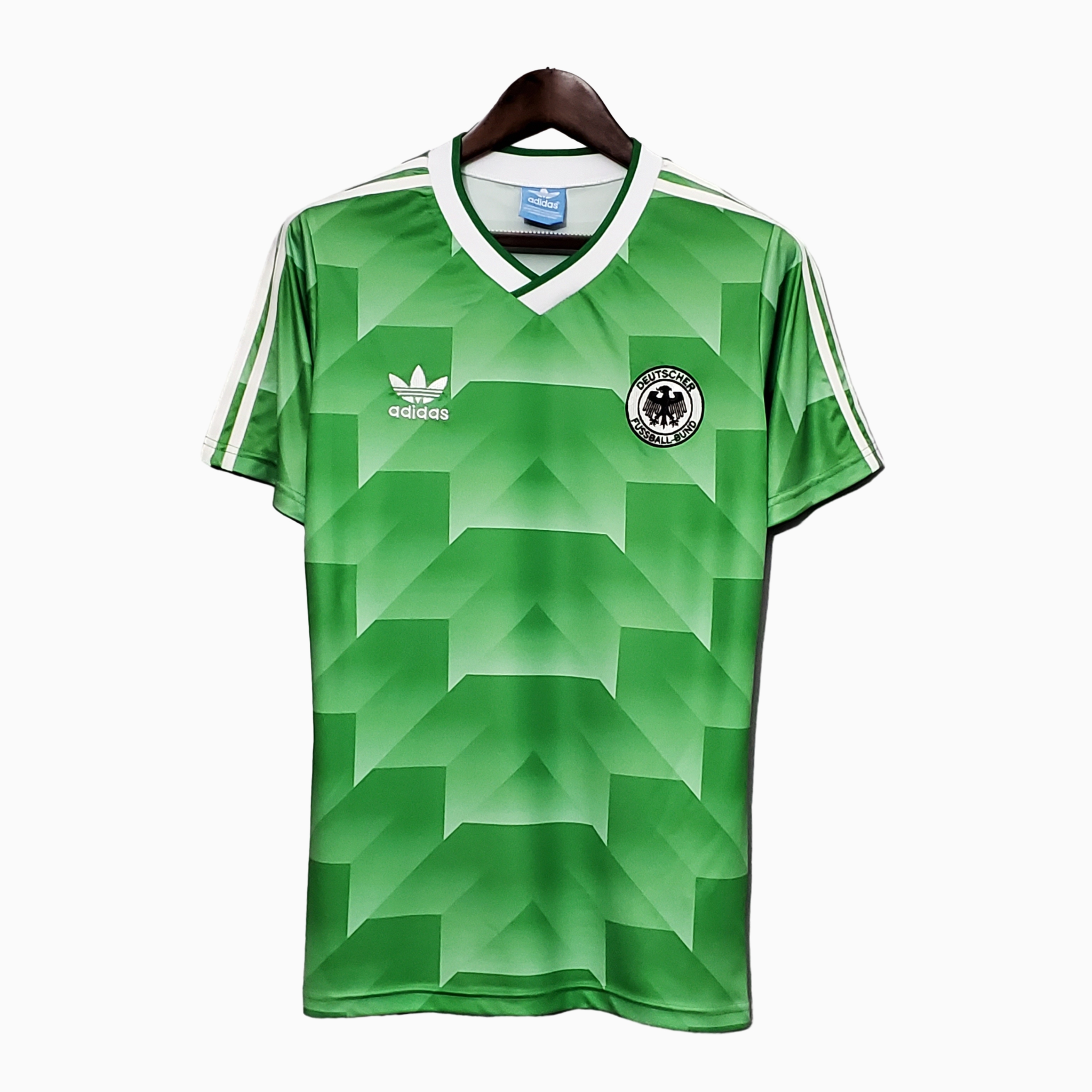 Retro Germany 1988 Away Stadium Jersey - ReplicasJersey