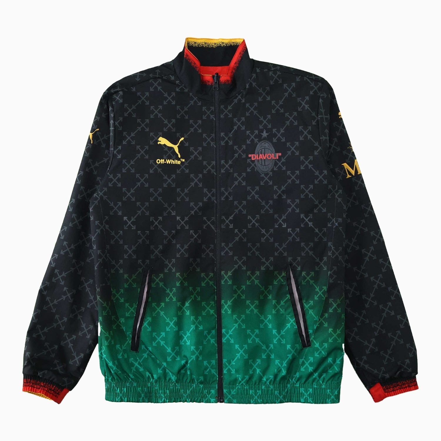 AC Milan 24-25 Fourth “Diavoli” Special Edition Double Sided Reversible Windbreaker - Black & Red - ReplicasJersey