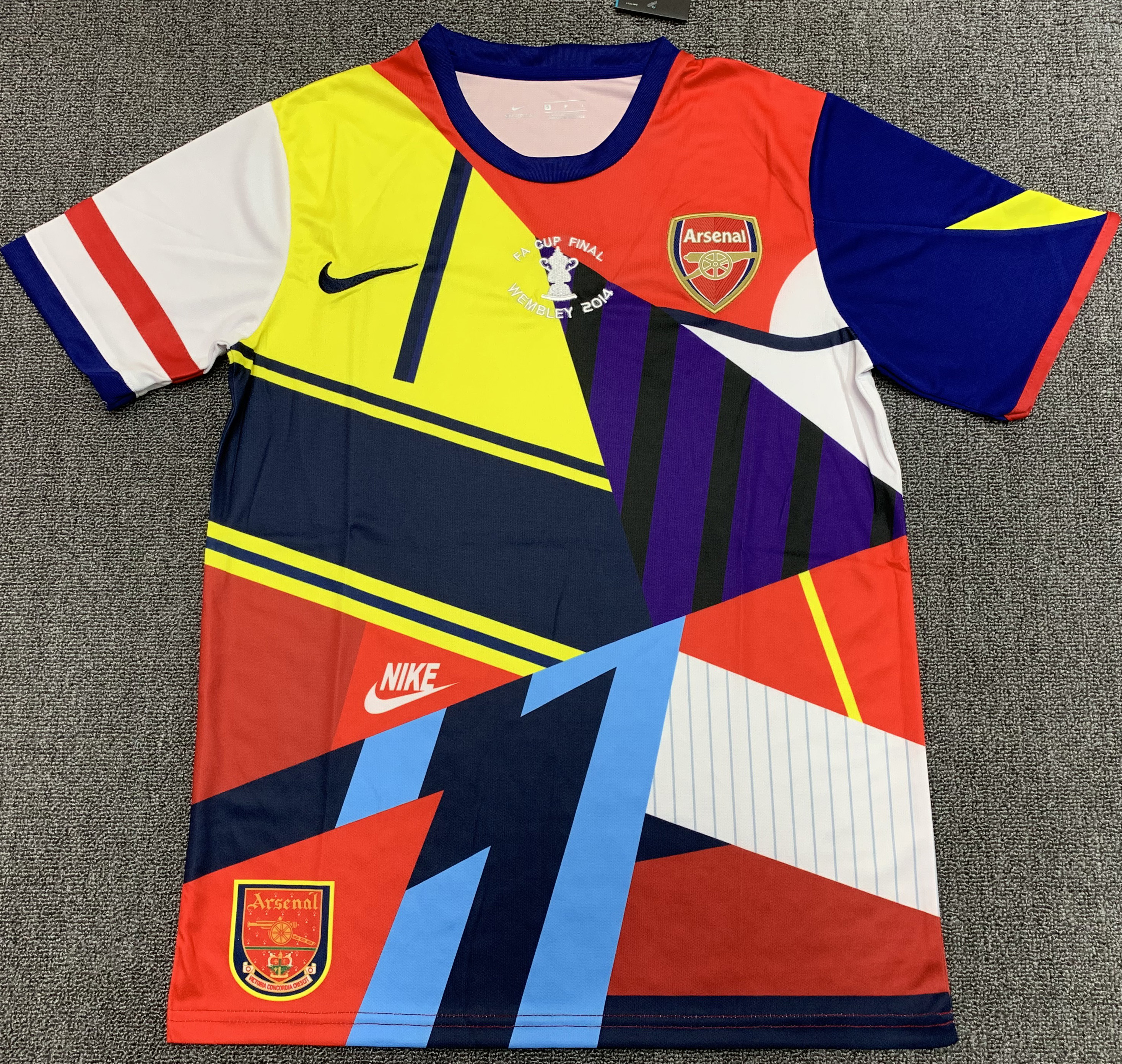 Arsenal Retro 2014 Commemorative Version Shirt - ReplicasJersey
