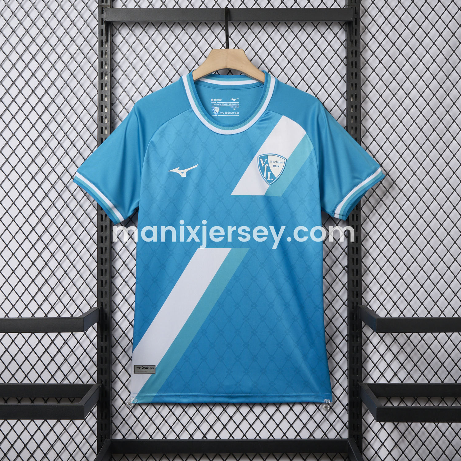 Bochum 24-25 White Slanted Stripe Special Jersey - Fans Version - ReplicasJersey