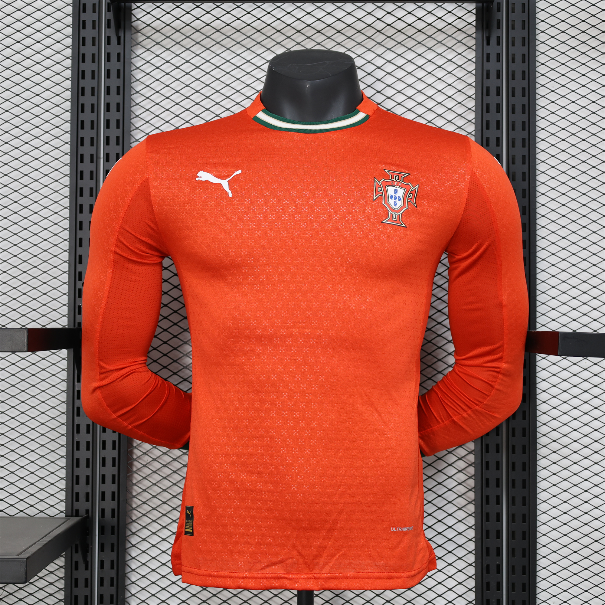 Portugal 2025-26 Home Long Sleeve Jersey - Player Version - ReplicasJersey