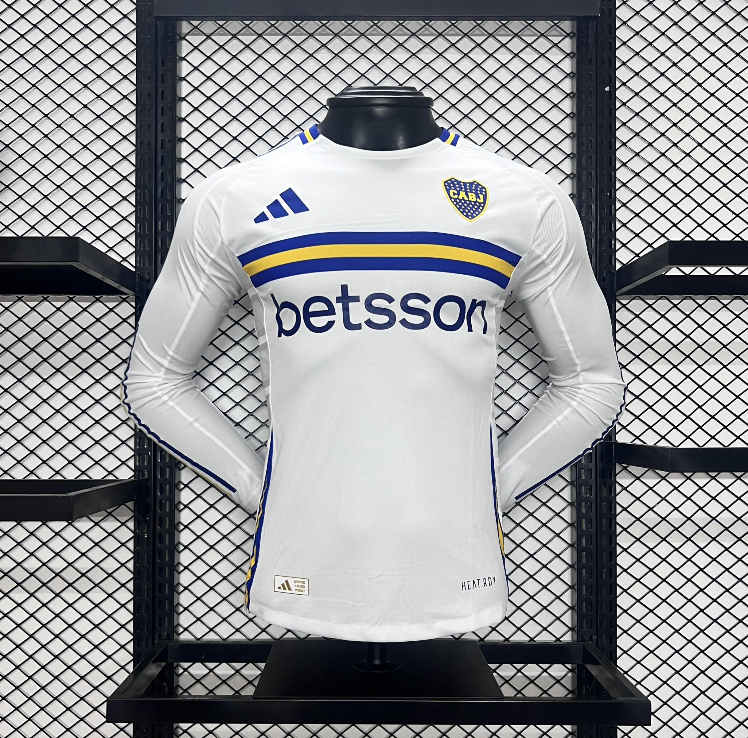 Boca Juniors 24-25 Away Long Sleeve Jersey - Player Version - ReplicasJersey