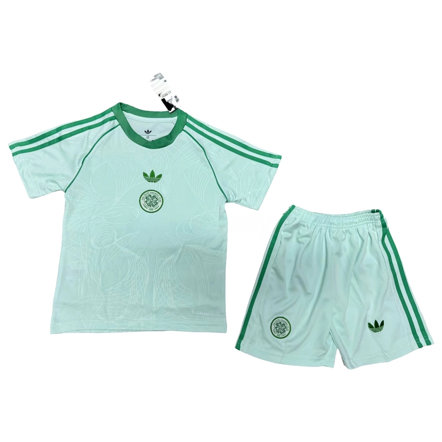Celtic 24-25 Originals Green St. Patrick's Day Kids Kit - ReplicasJersey