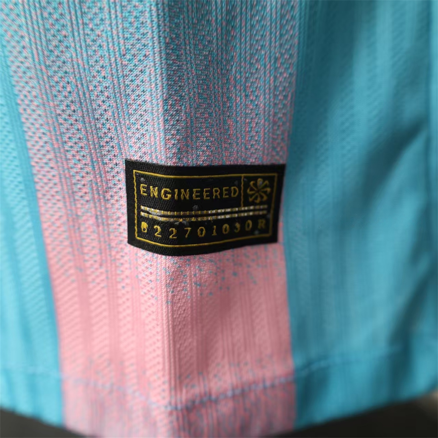B.A.R.S.A 25-26 Orange Logo Pink & Light Blue Special Jersey - Player Version - ReplicasJersey