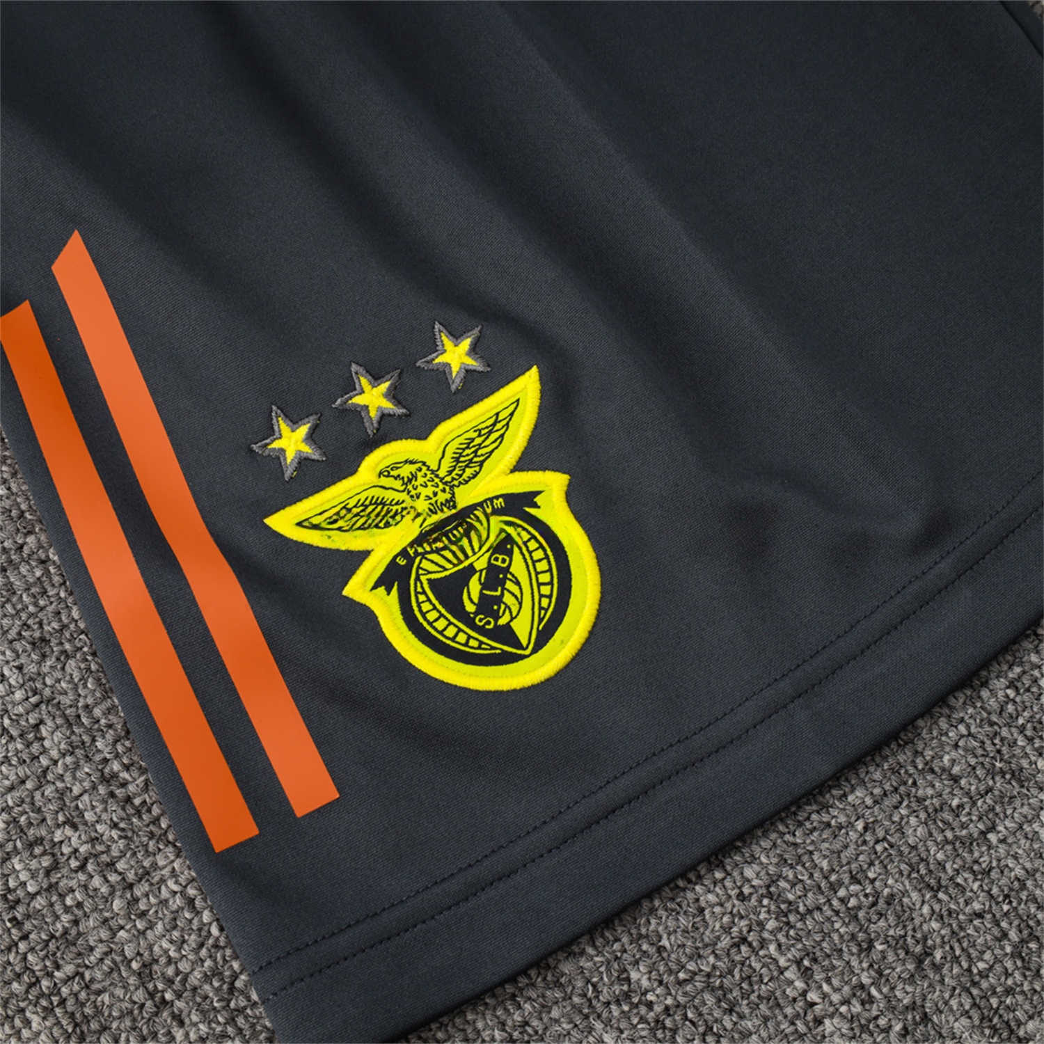 Benfica 25-26 Vest Training Set - Grey Vest and Deep Grey Shorts - ReplicasJersey