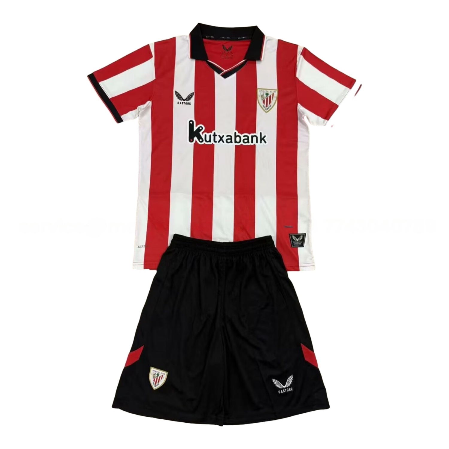 Athletic Bilbao 25-26 Home Men's Adult Jersey Set - Fans Version - ReplicasJersey