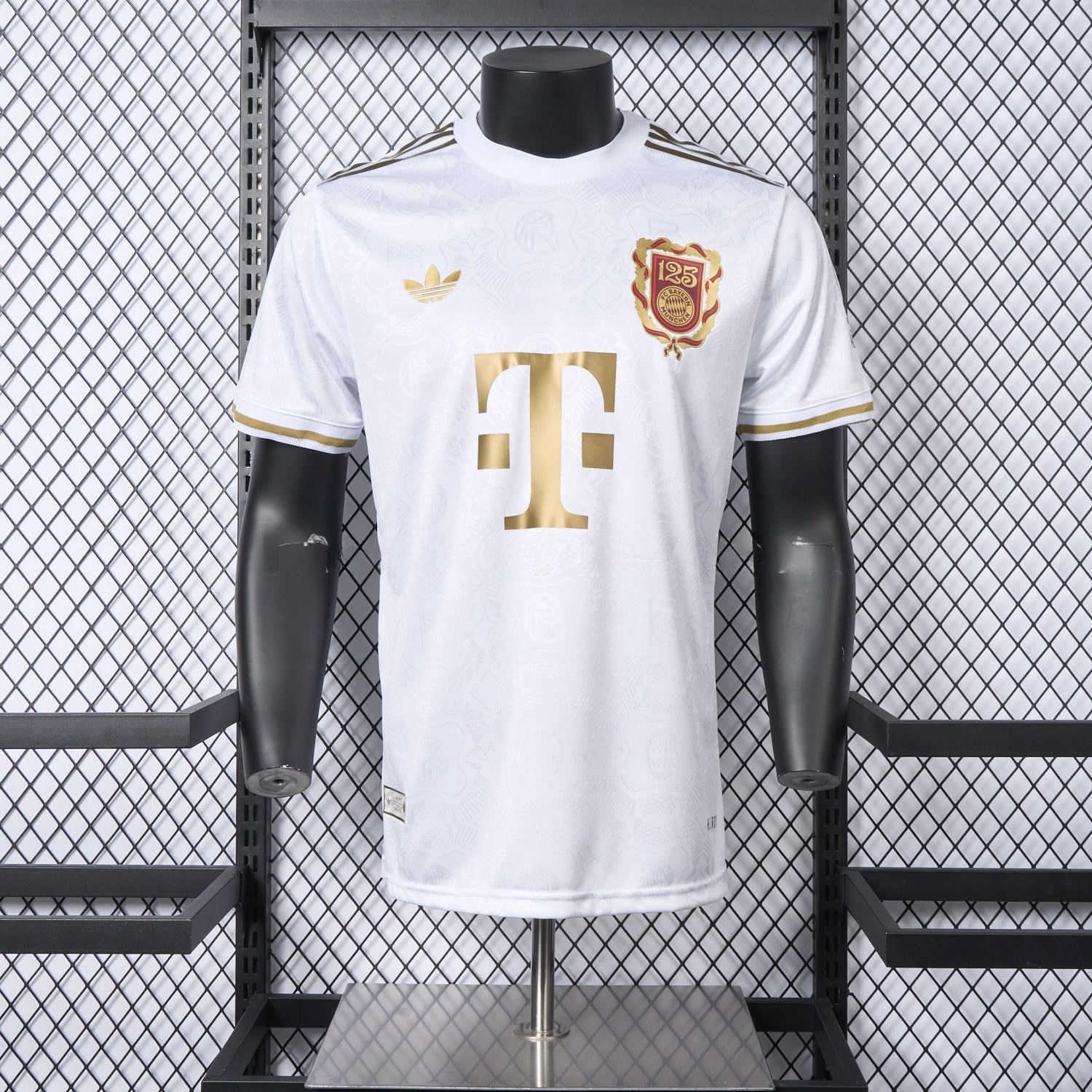 Bayern Munich 2025 White 125th Anniversary Jersey - Player Version - ReplicasJersey