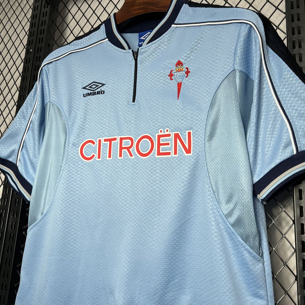 Retro Celta Vigo 1999-00 Home Stadium Jersey - ReplicasJersey