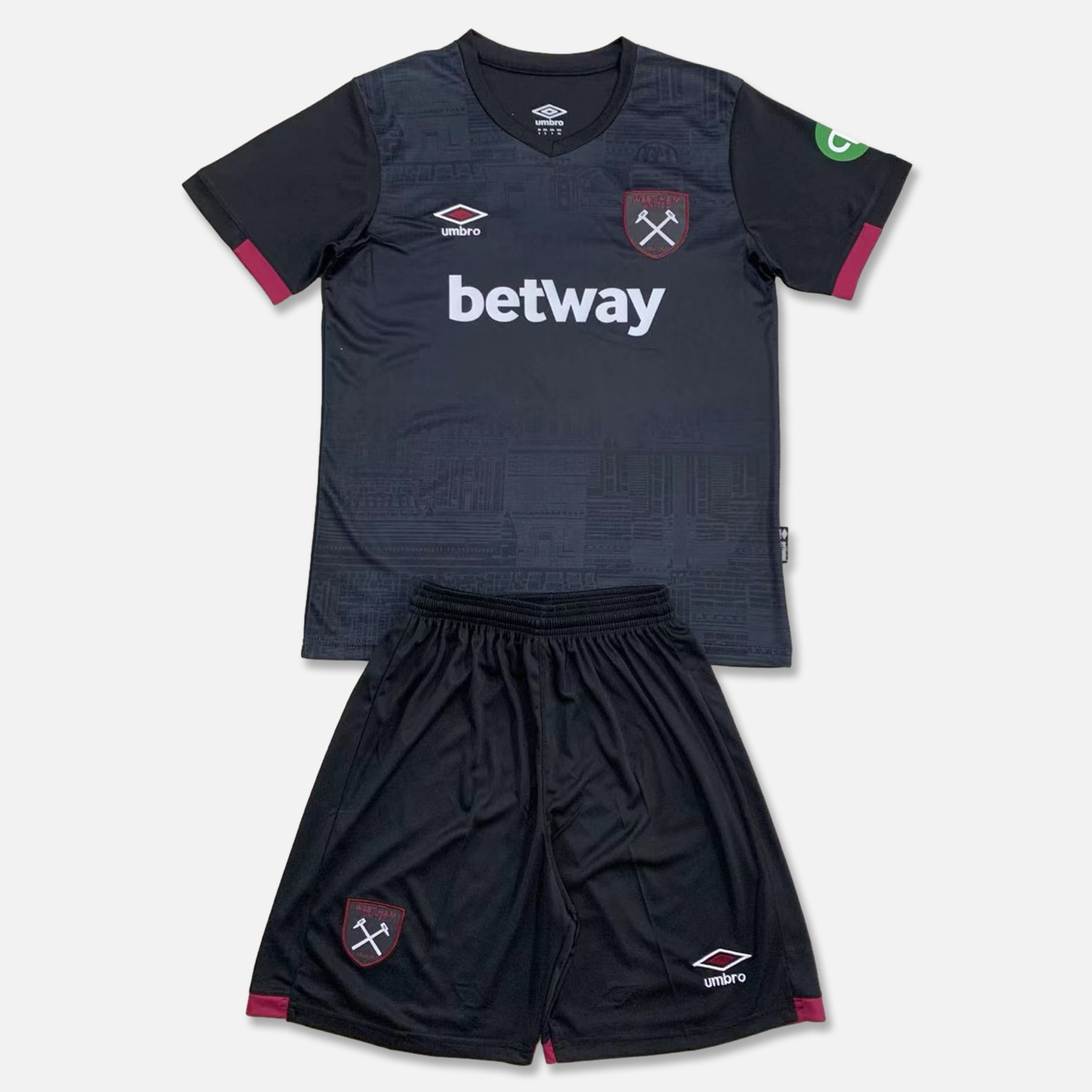 West Ham United 24-25 Away Men's Adult Jersey Set - Fans Version - ReplicasJersey