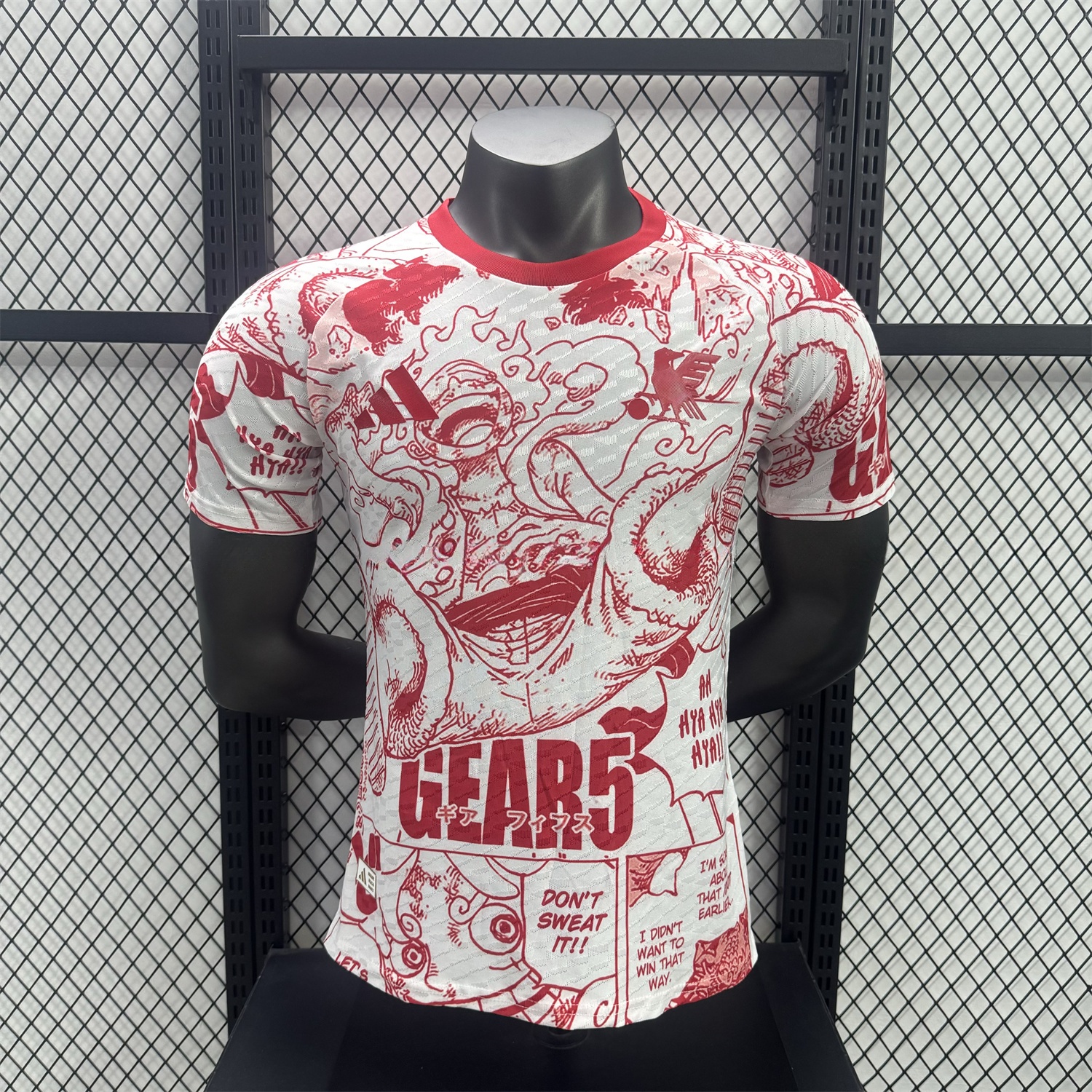 Japan 25-26 Red Line Gear 5 Nika White Special Edition Jersey - Player Version - ReplicasJersey