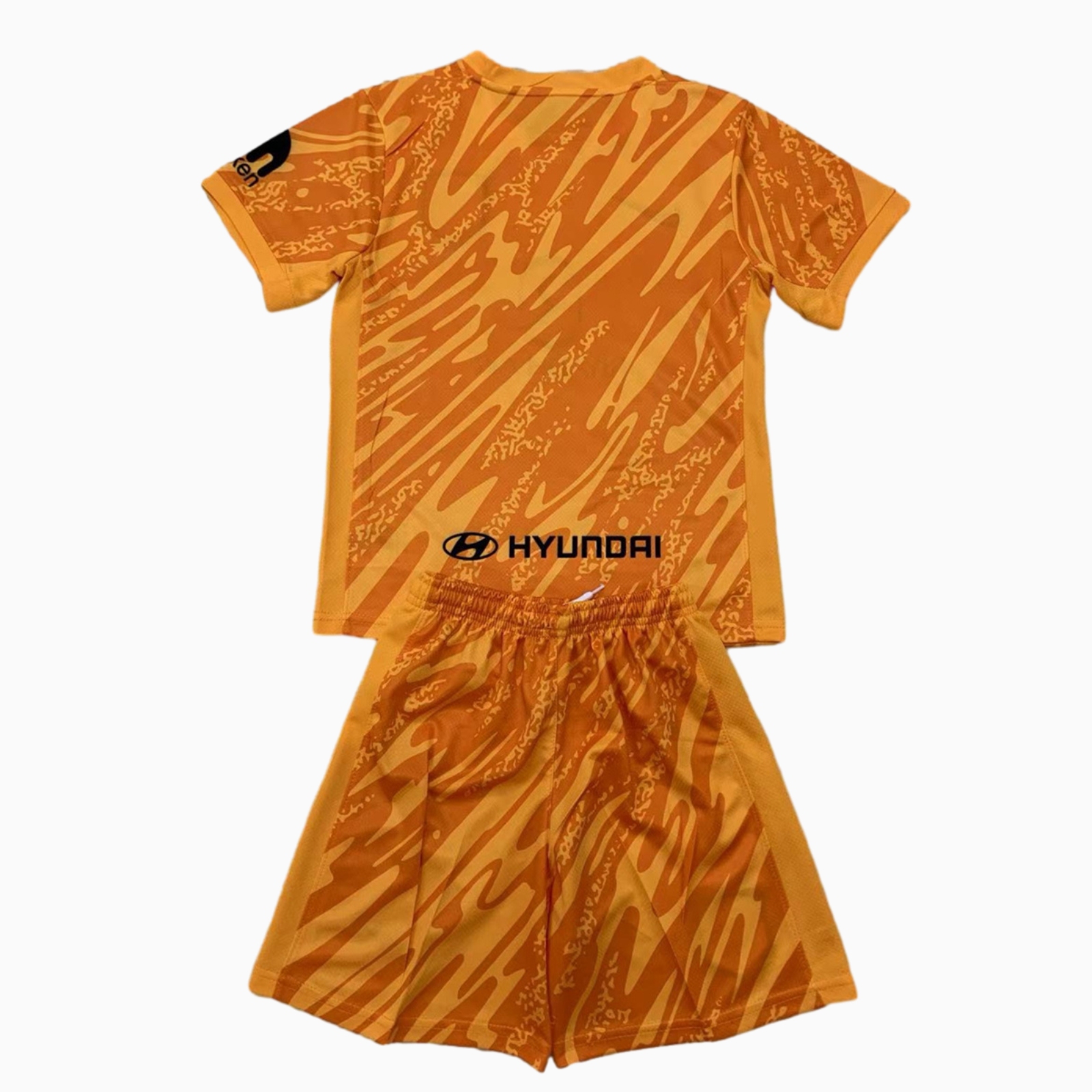Atletico Madrid 24-25 Orange Goalkeeper Men's Adult Jersey Set - Fans Version - ReplicasJersey