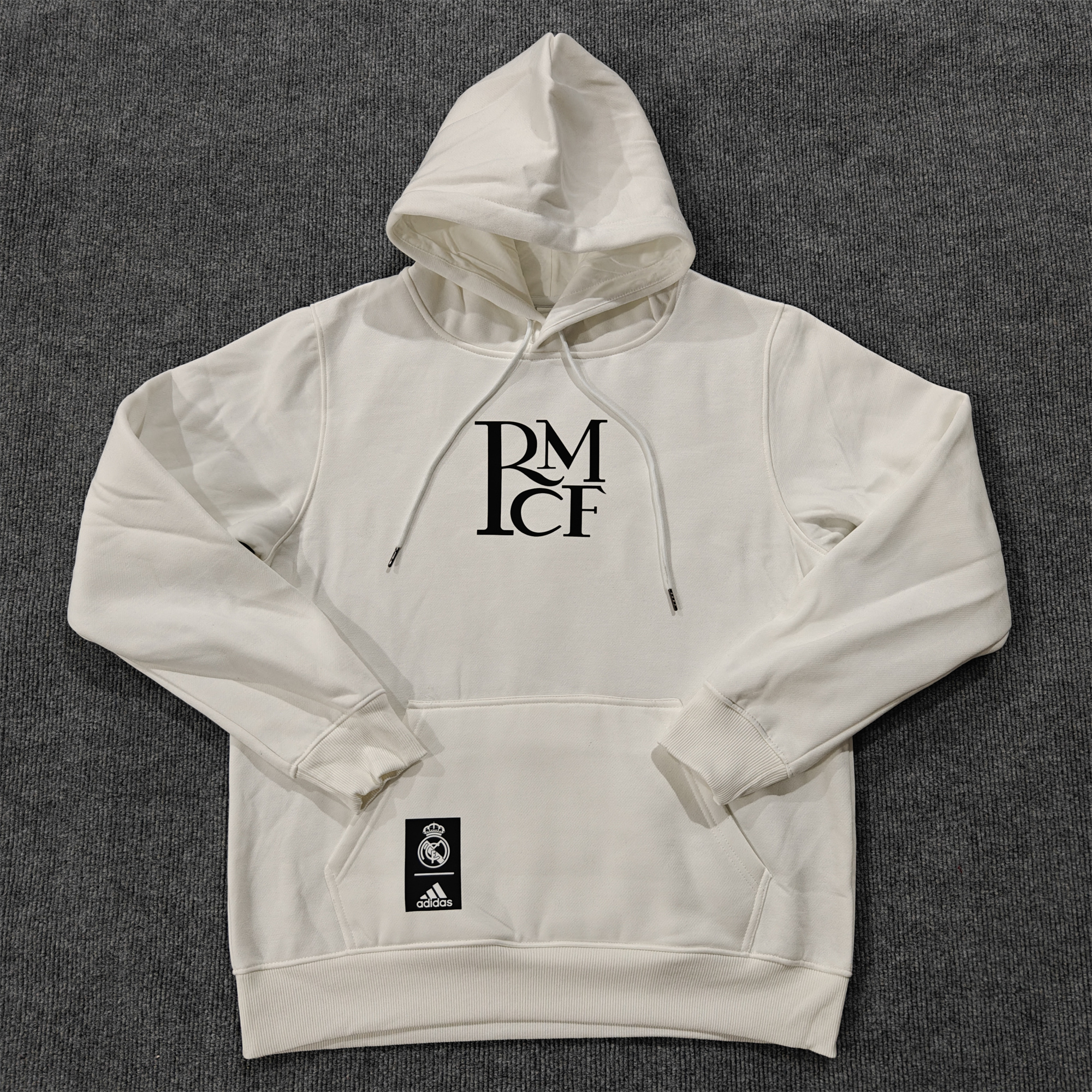 Real Madrid 24-25 RMCF Concept Hoodie - Off White - ReplicasJersey