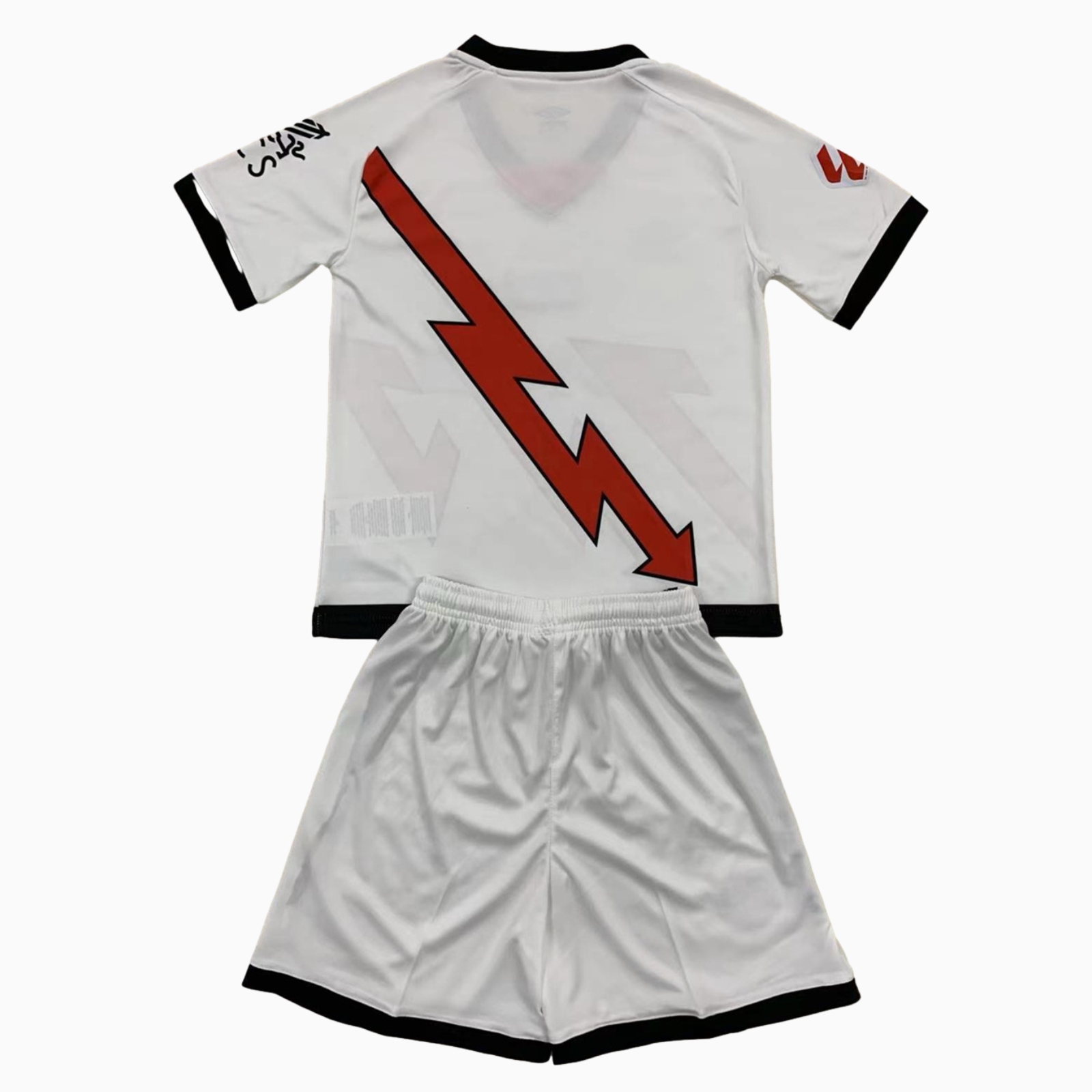 Rayo Vallecano 24-25 Home Men's Adult Jersey Set - Fans Version - ReplicasJersey
