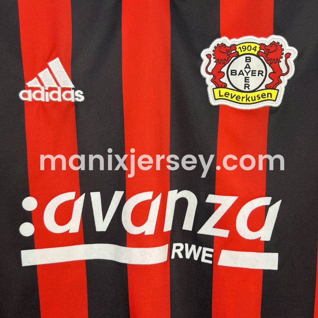Retro Bayer 04 Leverkusen 2000-01 Home Jersey - ReplicasJersey