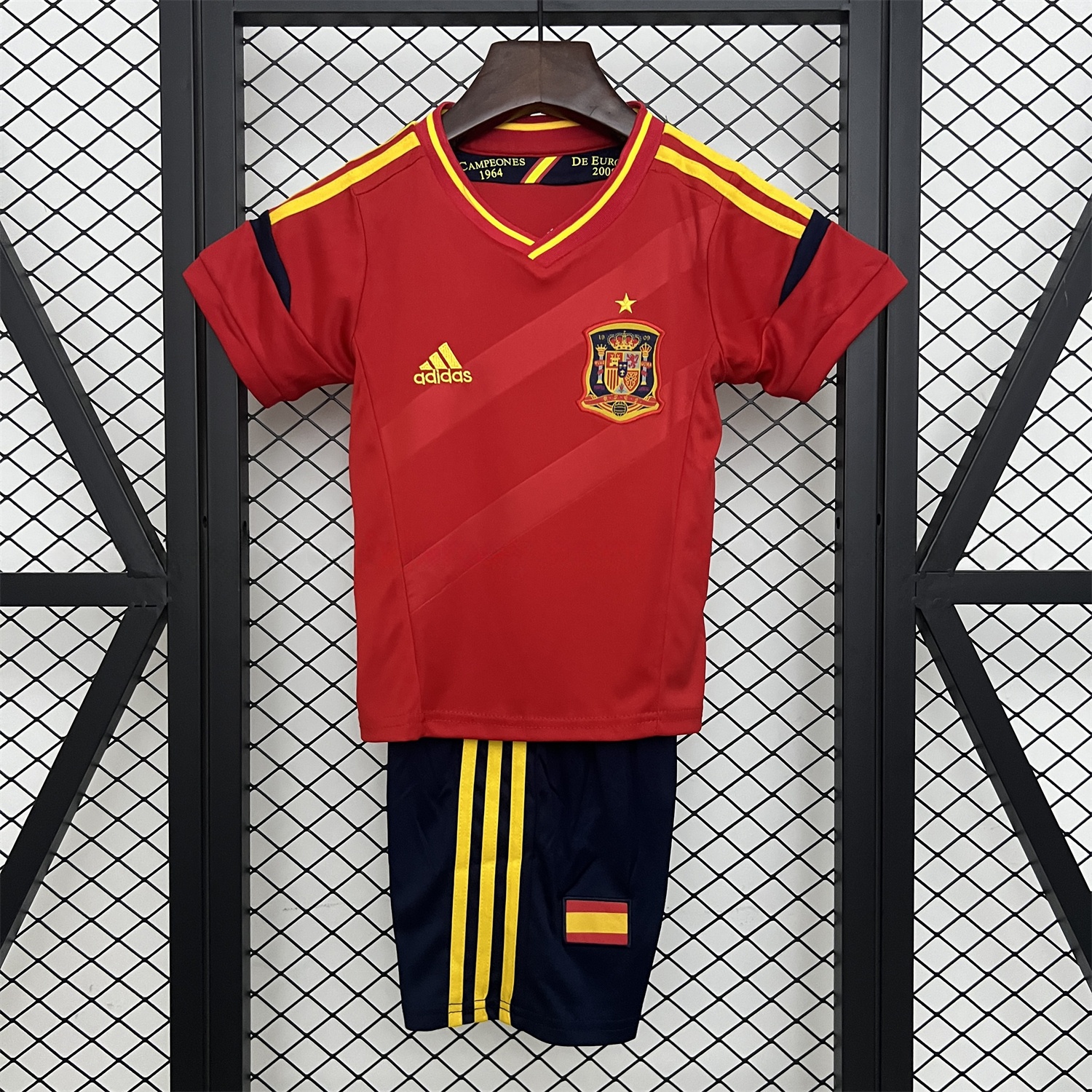 Retro Spain 2012 Home Kids Kit - ReplicasJersey