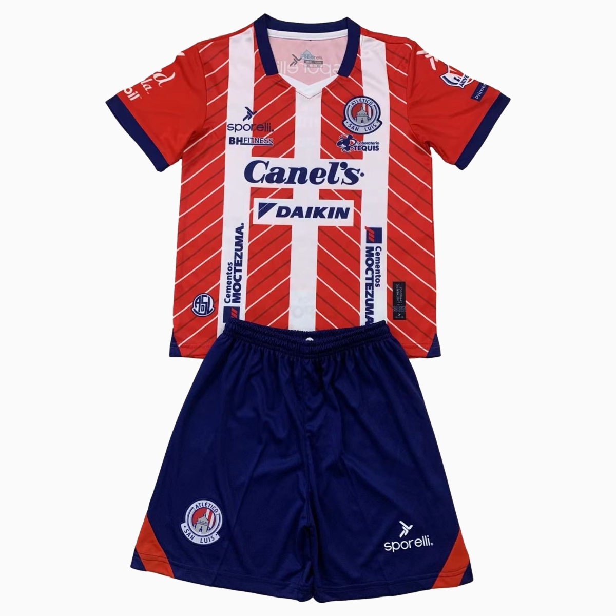 Atlético San Luis 24-25 Home Men's Adult Jersey Set - Fans Version - ReplicasJersey