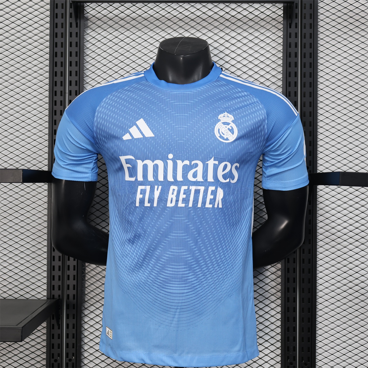 Real Madrid 25-26 Blue Goalkeeper Jersey - Player Version - ReplicasJersey