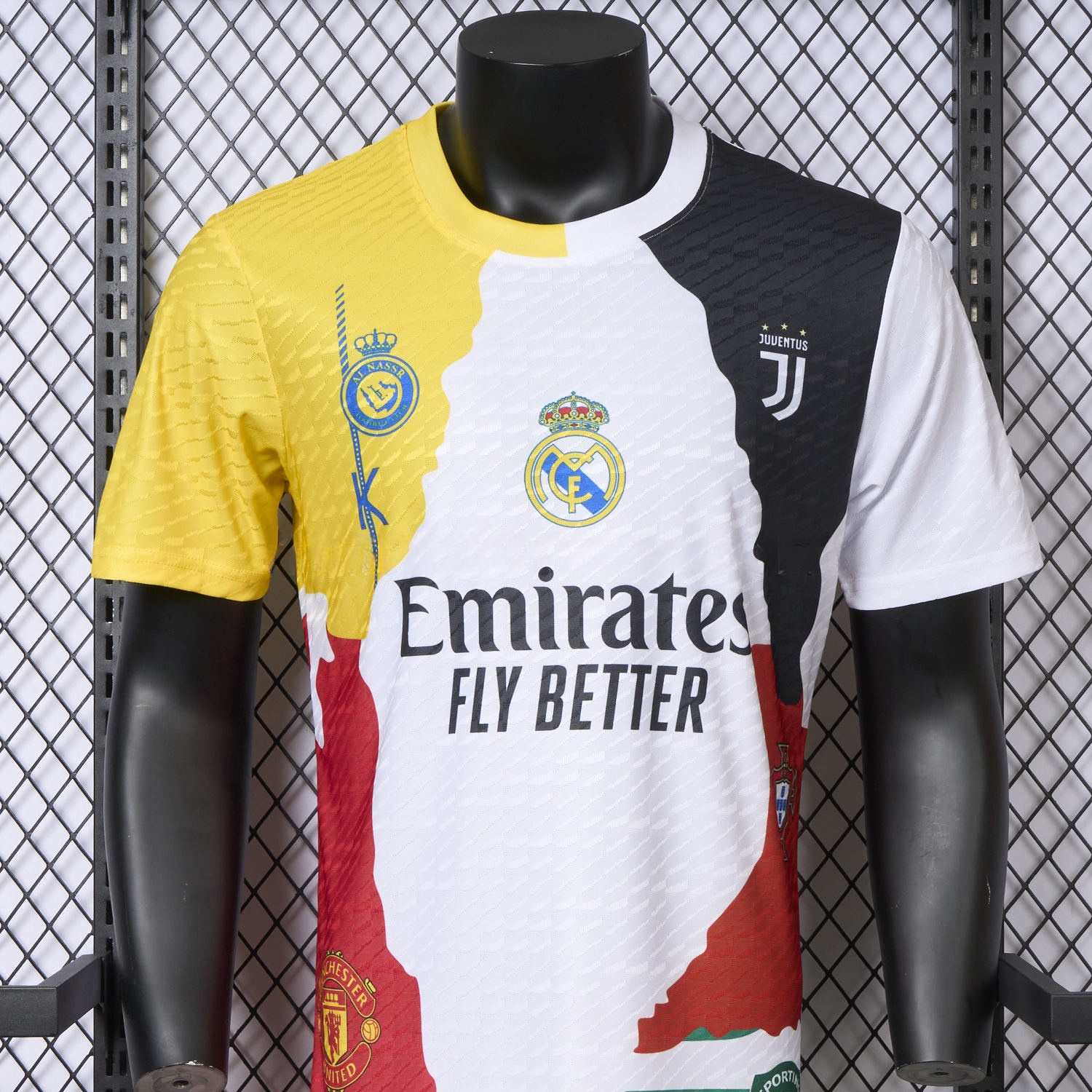 Cristiano Ronaldo Career Commemorative Jersey Real Madrid Manchester United Juventus Portugal Al Nassr Sporting CP - Player Version - ReplicasJersey