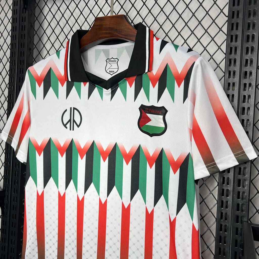 Retro Club Deportivo Palestino X Hypepeace White Throwback Jersey - ReplicasJersey