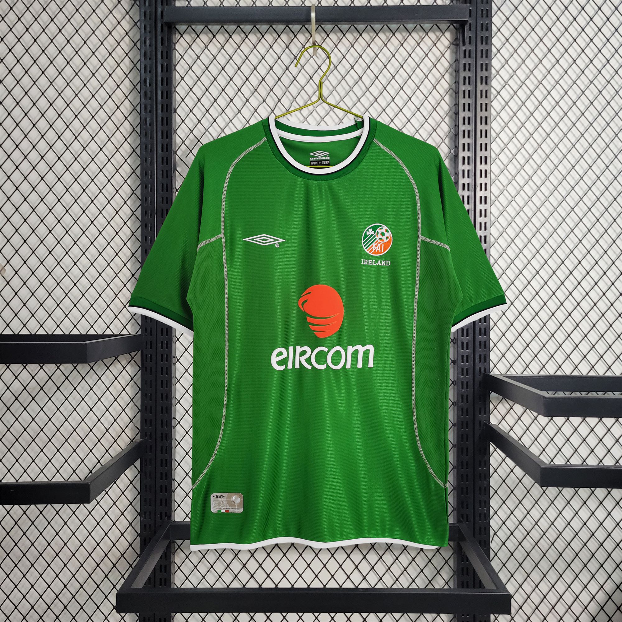 Retro Ireland 2002 Home Stadium Jersey - ReplicasJersey