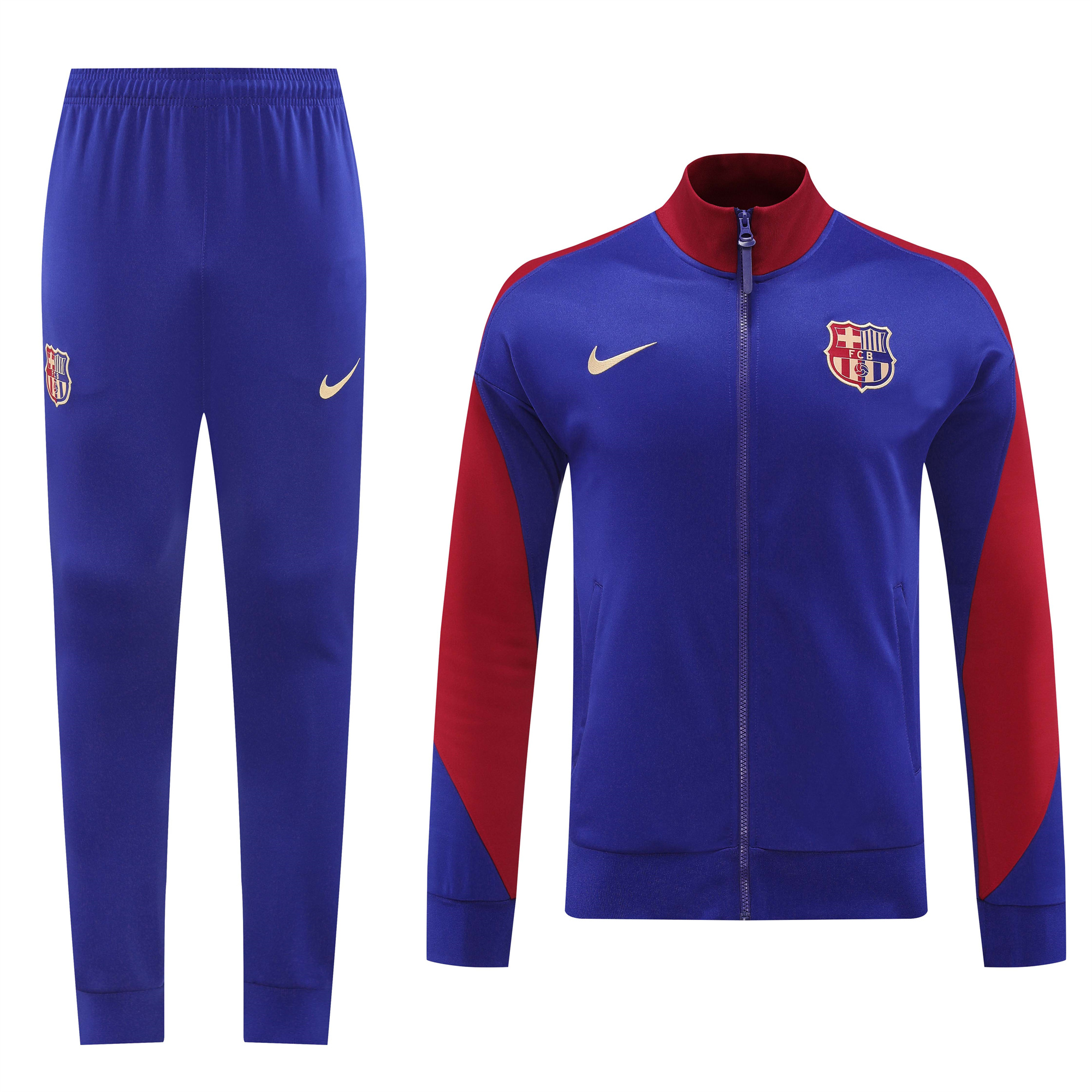 B.A.R.S.A 24-25 Jacket Training Tracksuit - Blue & Red - ReplicasJersey