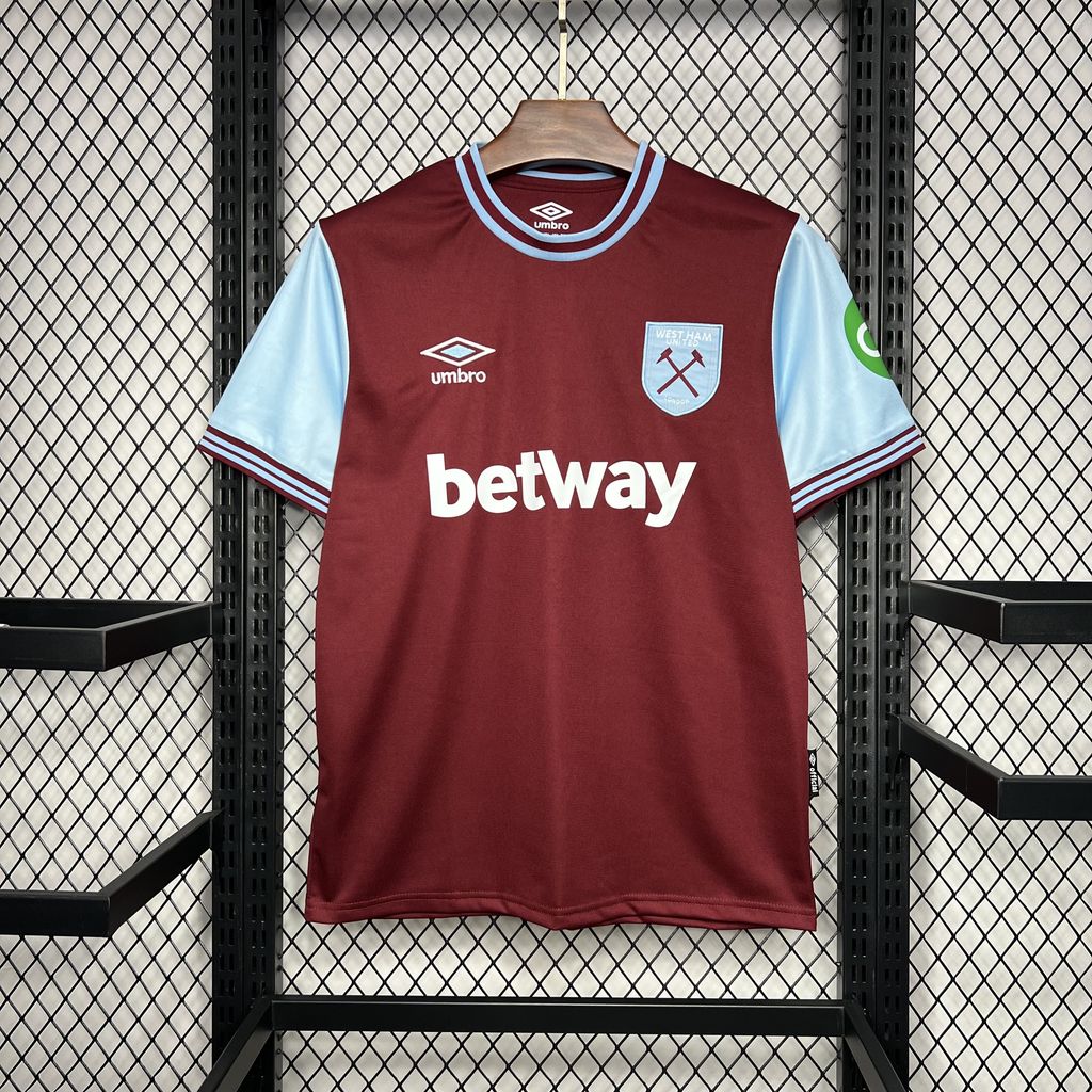 West Ham United 24-25 Home Stadium Jersey - Fans Version - ReplicasJersey