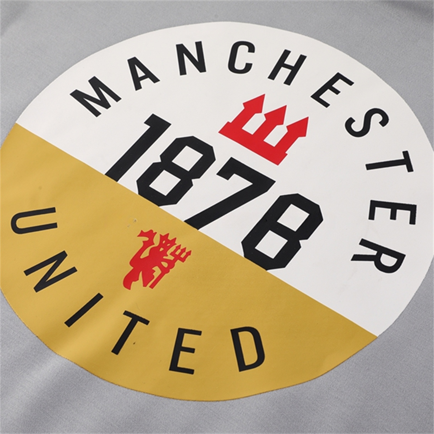 Manchester United 25-26 Originals Varsity Hoodie Set - Grey Hoodie and Pants - ReplicasJersey