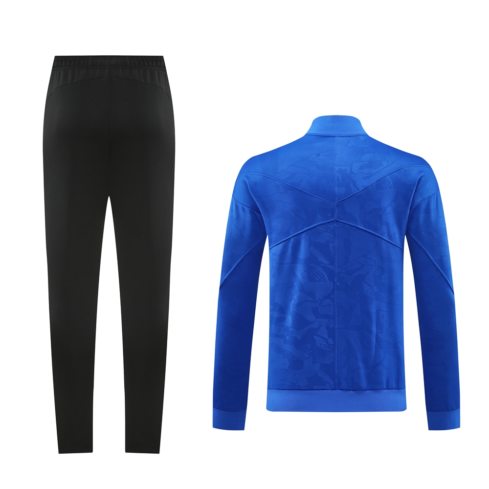 B.A.R.S.A 24-25 Jacket Training Tracksuit - Blue Top and Black Pants - ReplicasJersey