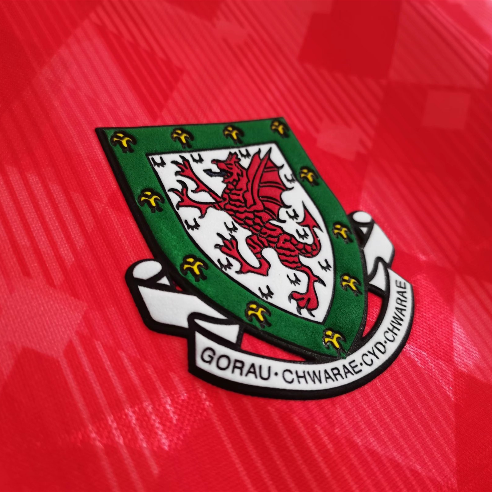 Retro Wales 1990 Home Stadium Jersey - ReplicasJersey