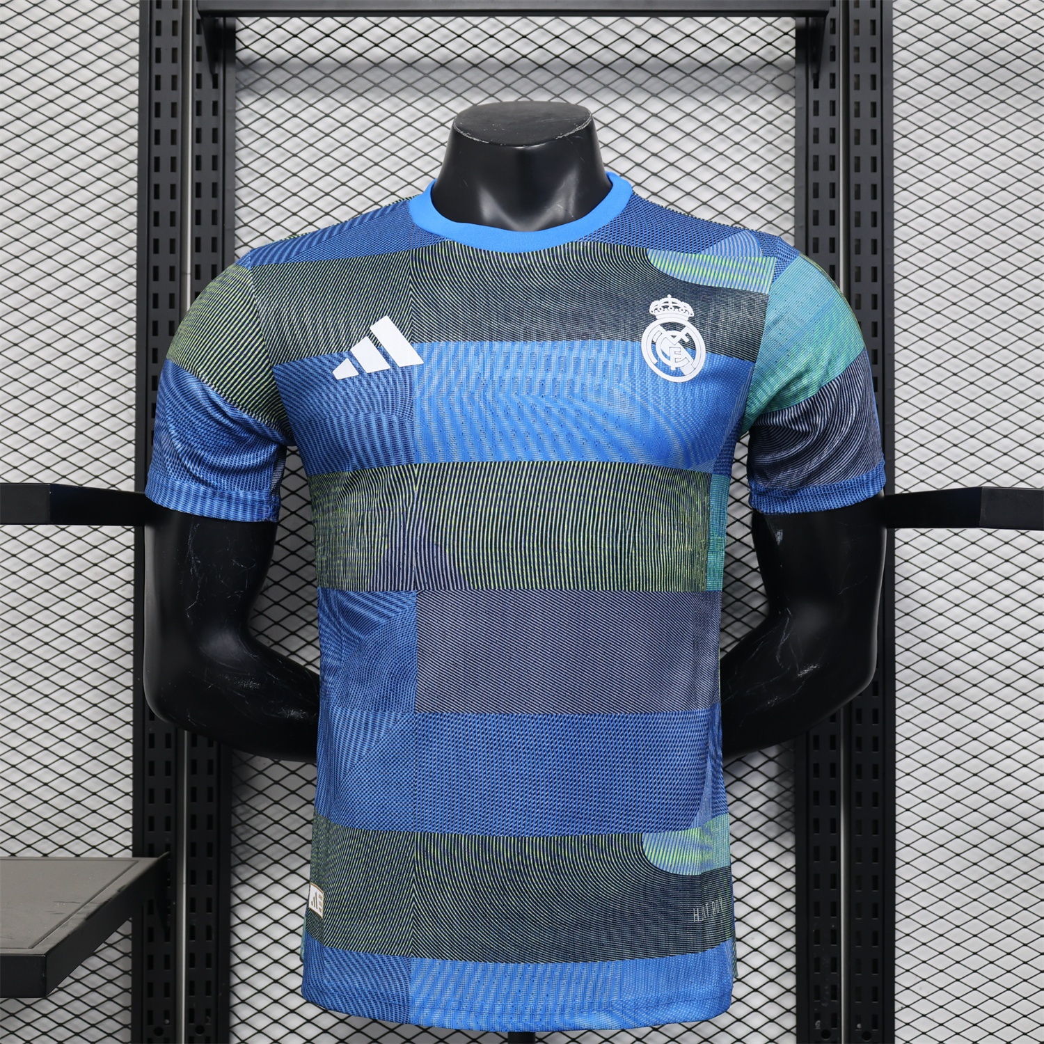 Real Madrid 25-26 Blue Pre-Match Traning Jersey - Player Version - ReplicasJersey