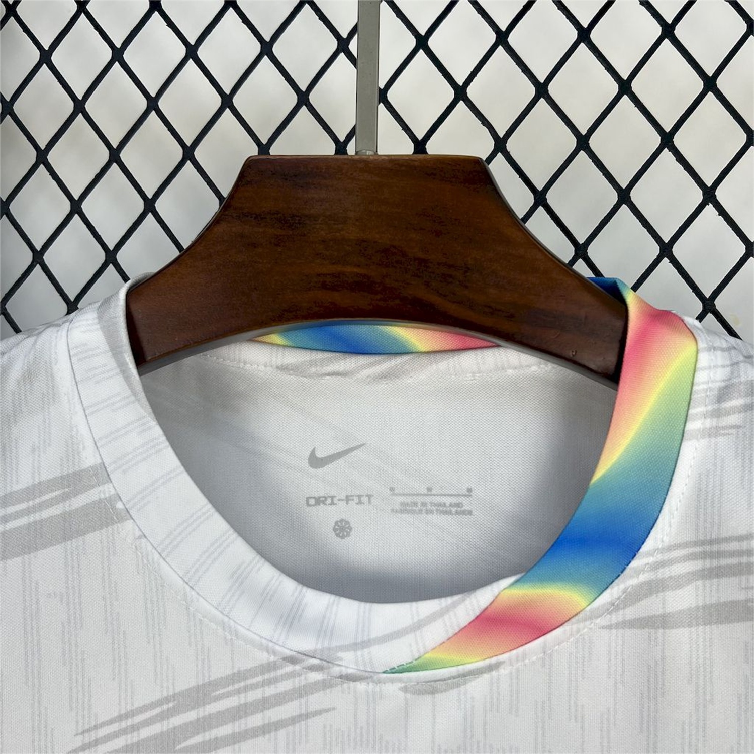 B.A.R.S.A 25-26 Colored Cuffs White Jersey - Fans Version - ReplicasJersey