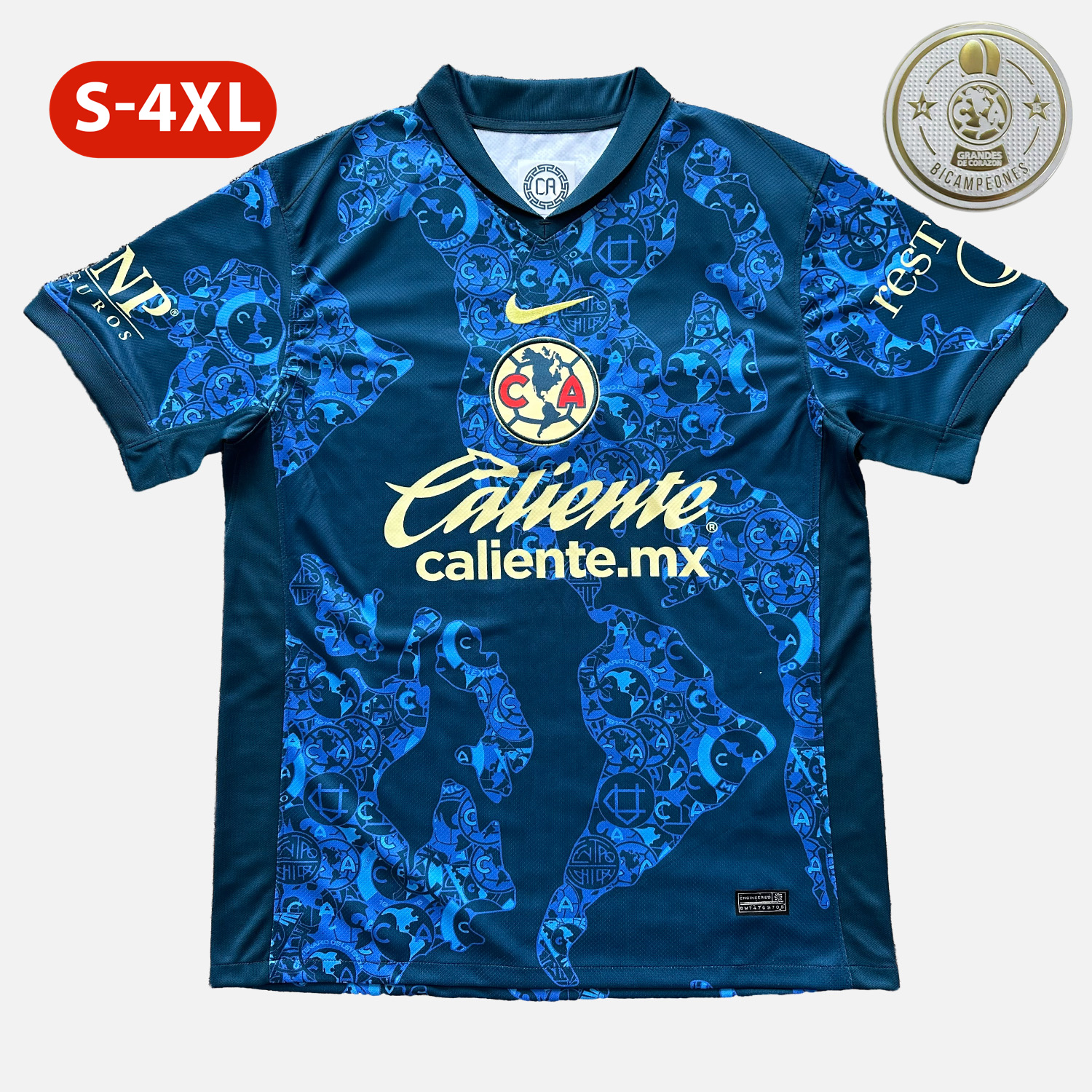 Club América 24-25 Away Jersey - Fans Version - ReplicasJersey