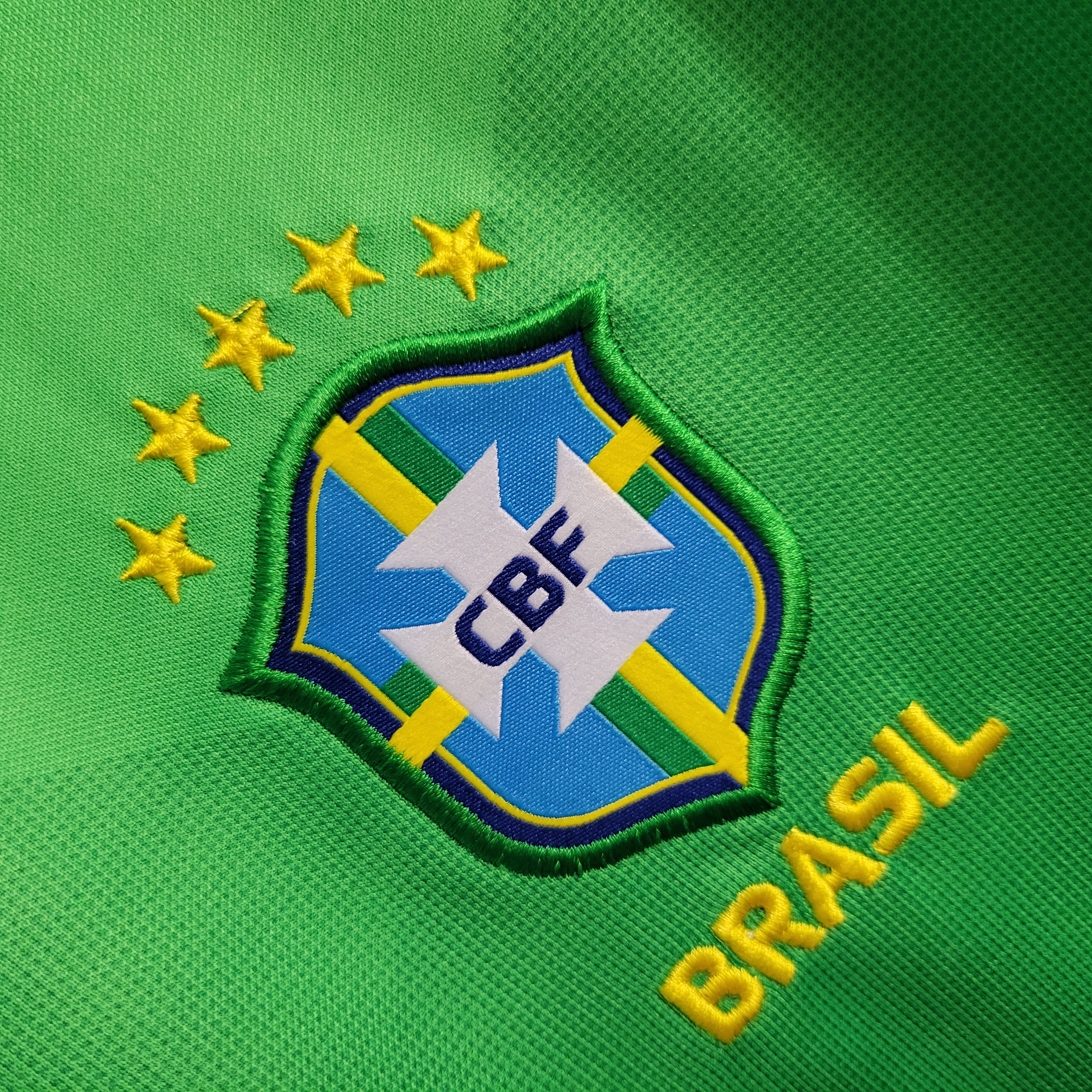 Retro Brazil 2020 Green Training Jersey - ReplicasJersey