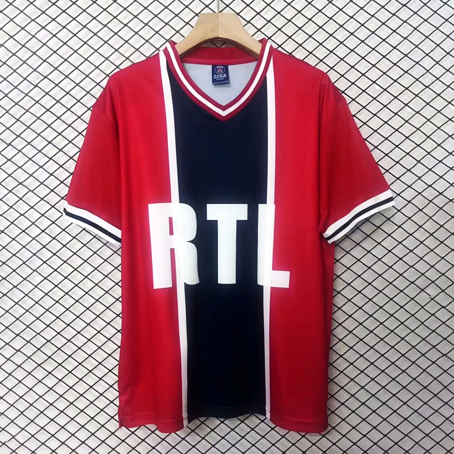 Retro Paris Saint-Germain PSG 1975 Away Jersey with Number 11 - ReplicasJersey