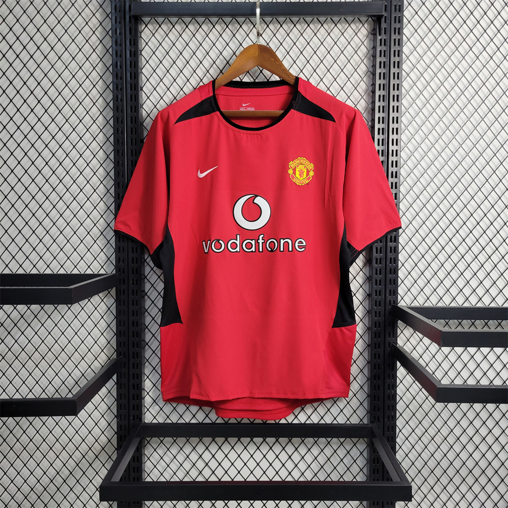 Manchester United Retro 02-04 Home Jersey - ReplicasJersey